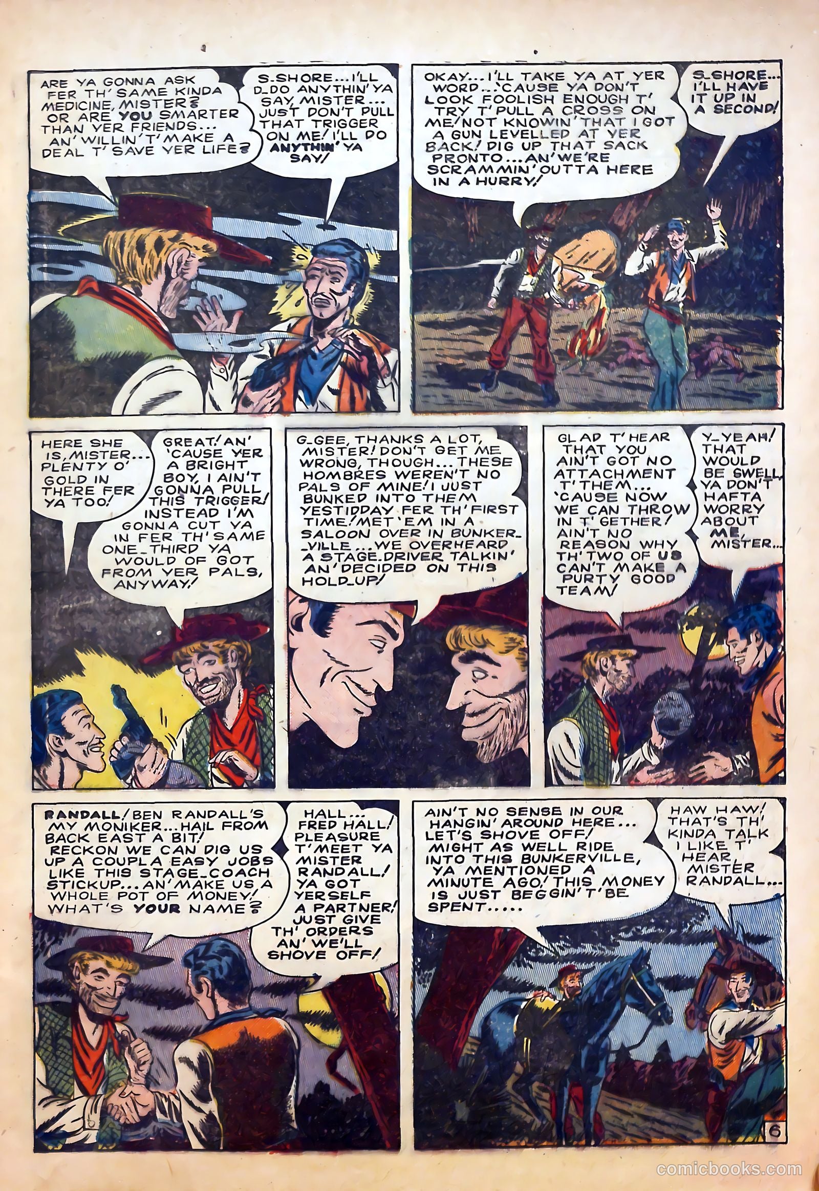 Outlaws #10 (1952) — page 7 of 36