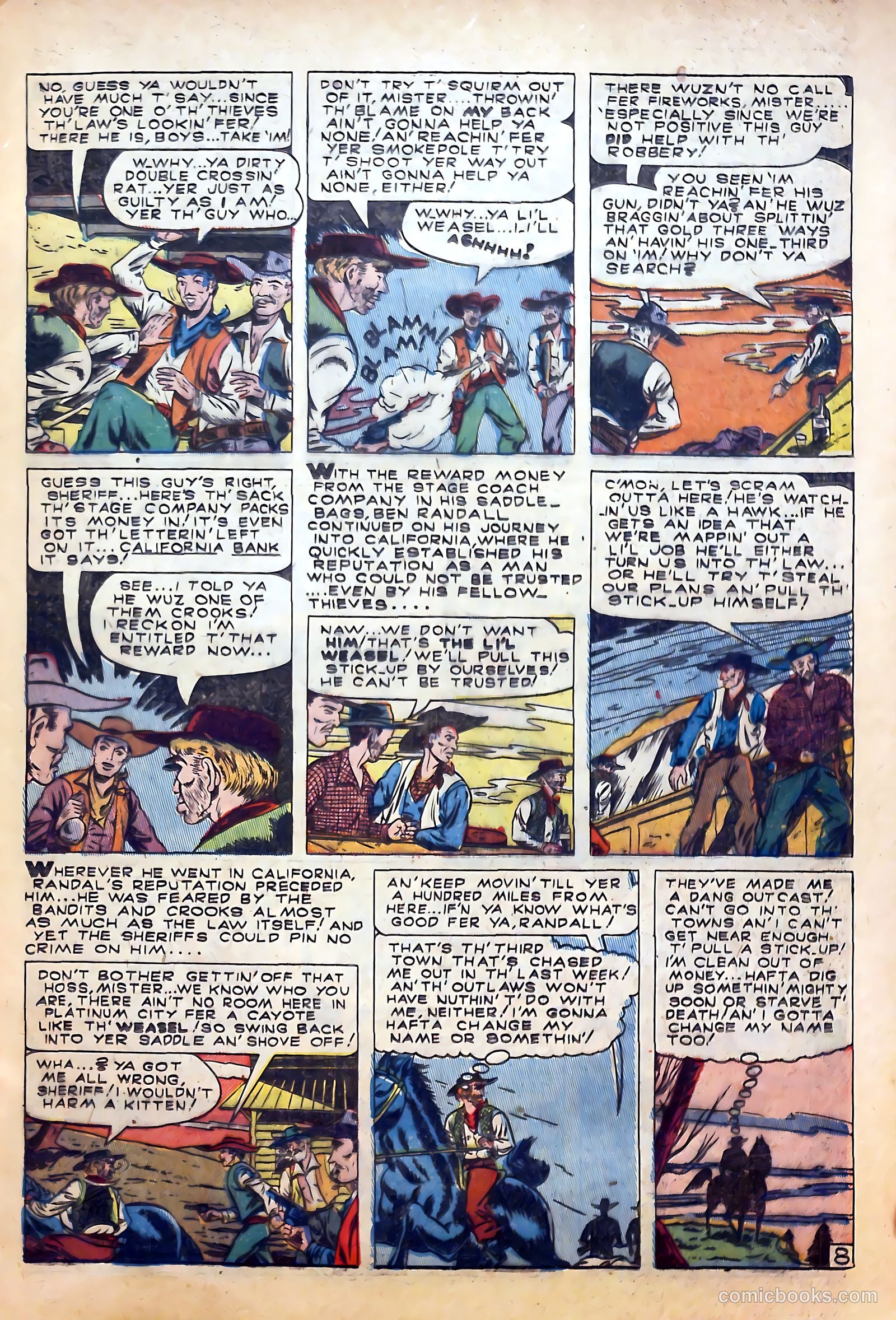 Outlaws #10 (1952) — page 9 of 36