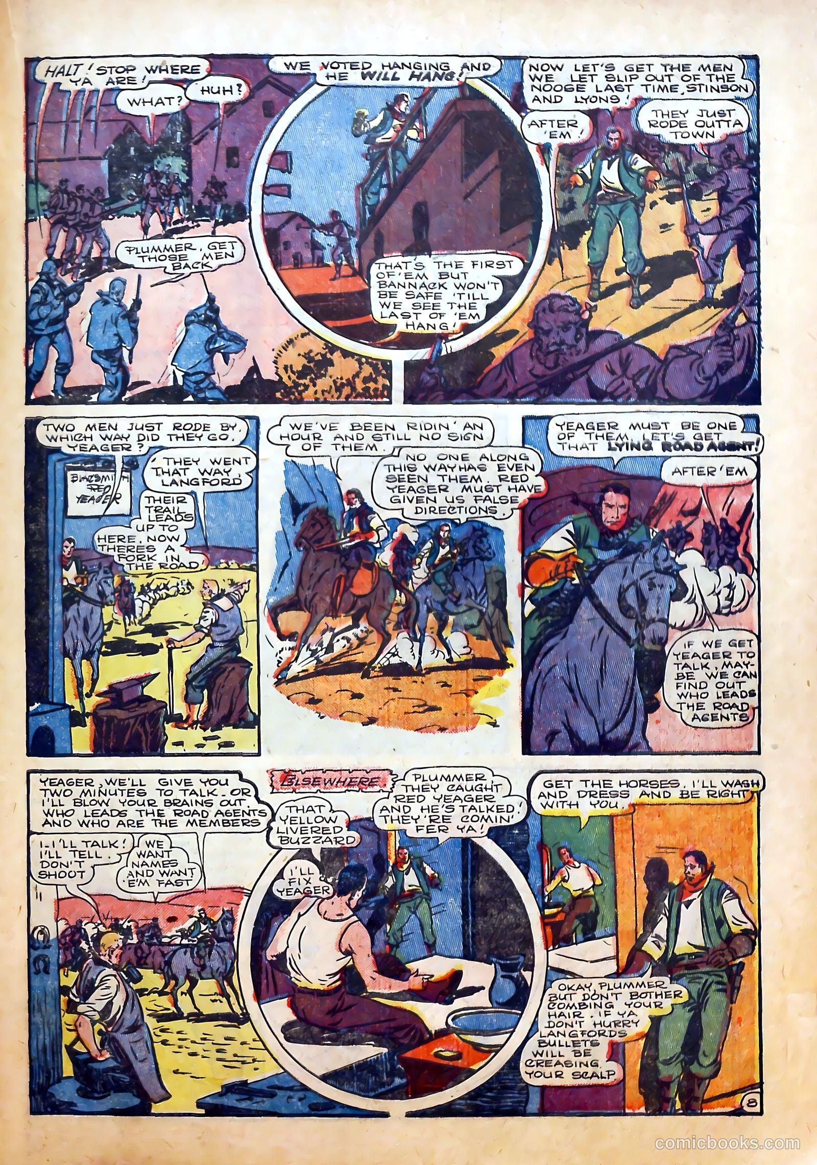 Outlaws #10 (1952) — page 19 of 36