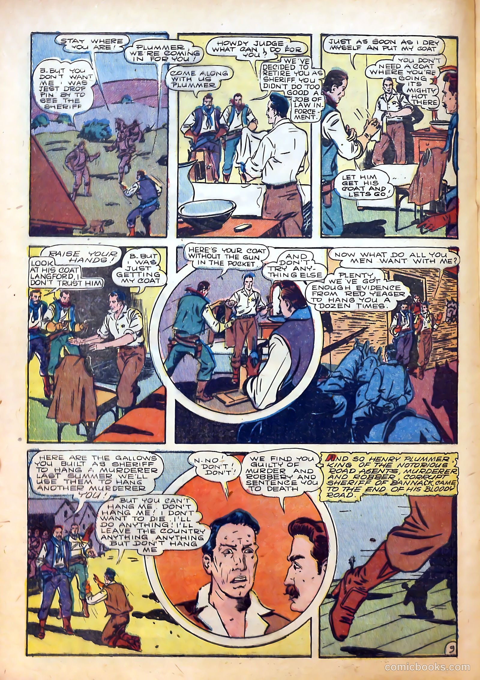 Outlaws #10 (1952) — page 20 of 36