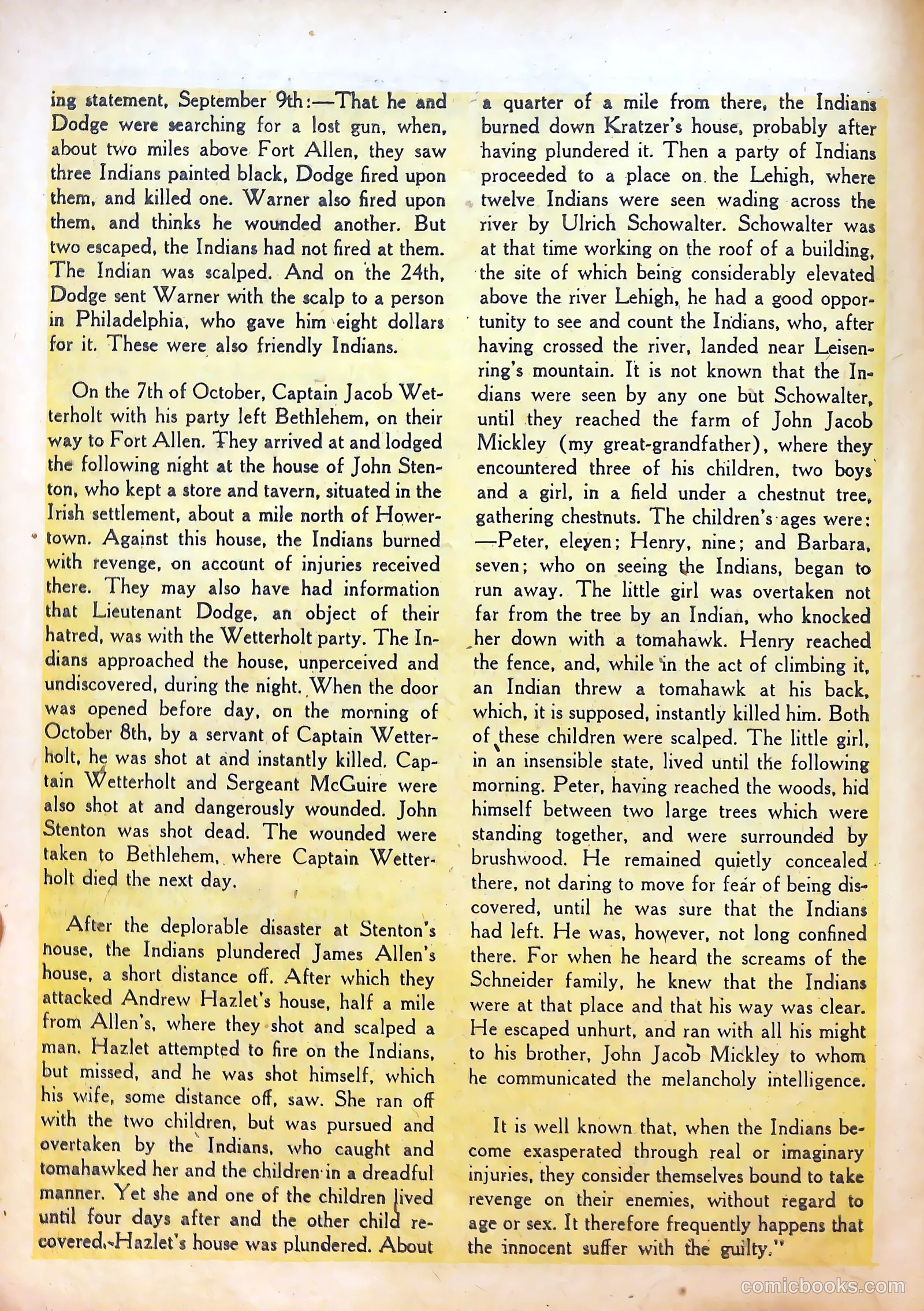 Outlaws #10 (1952) — page 22 of 36