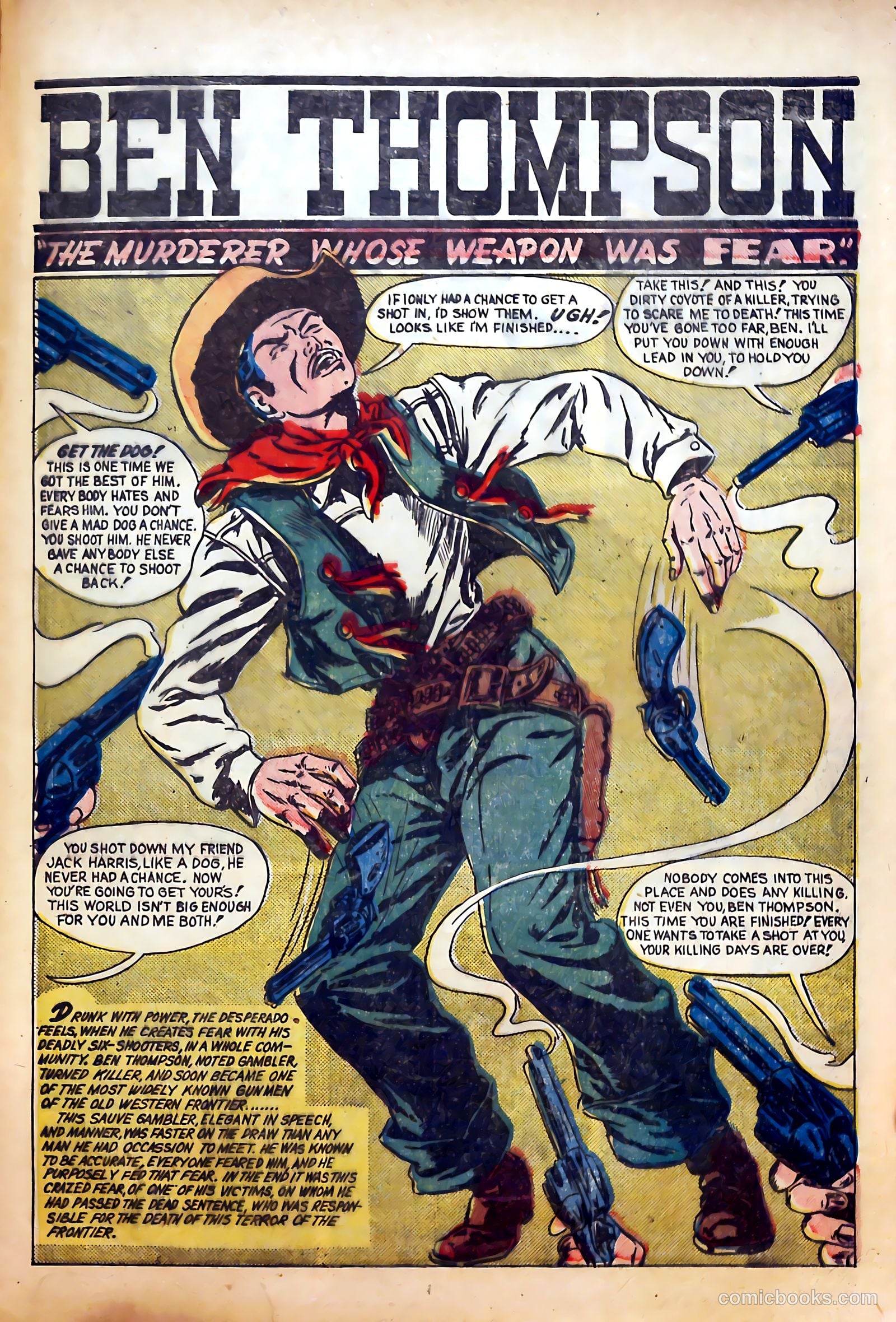 Outlaws #10 (1952) — page 23 of 36