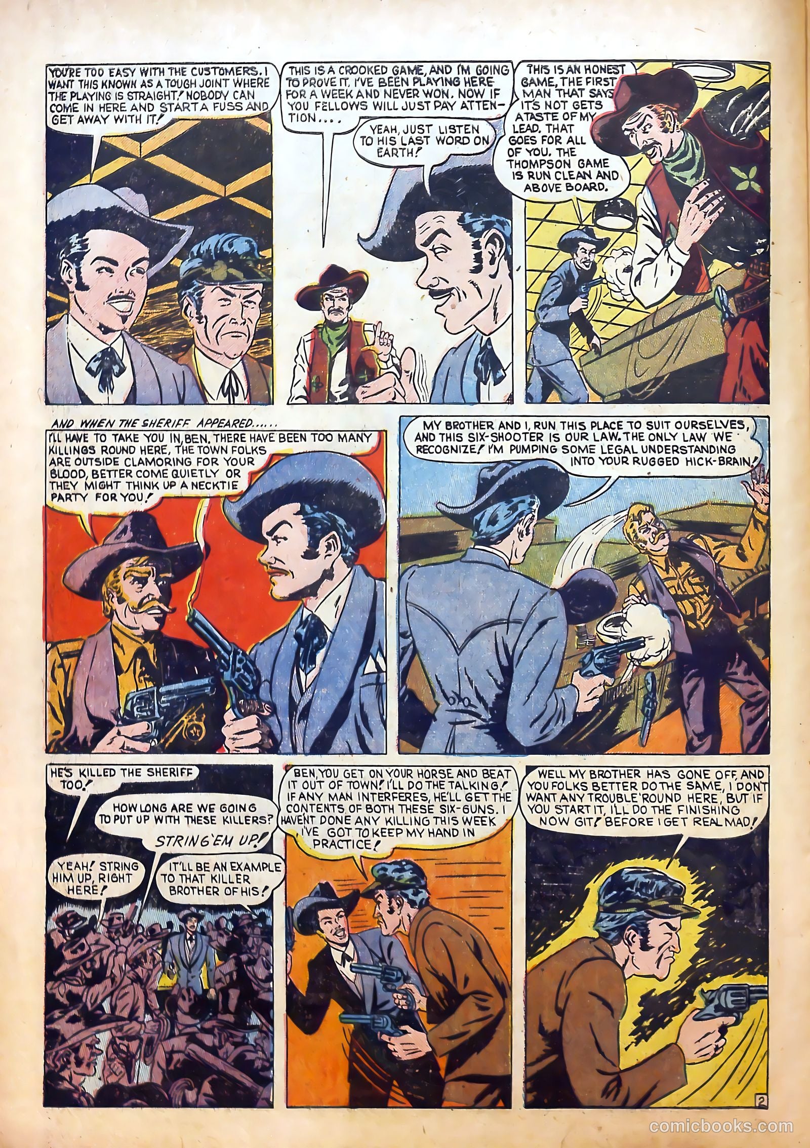 Outlaws #10 (1952) — page 24 of 36