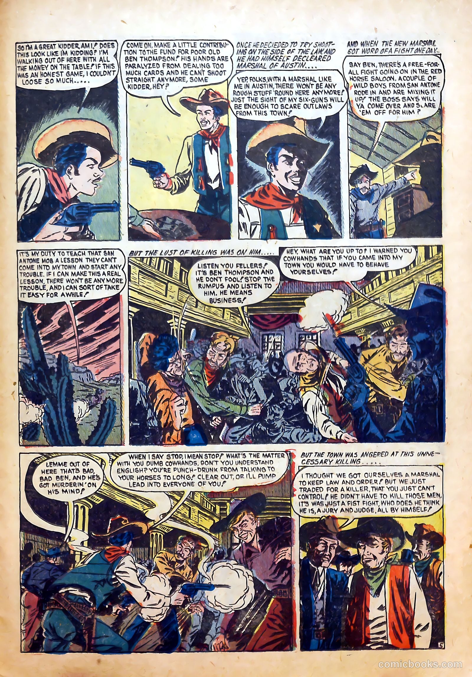 Outlaws #10 (1952) — page 27 of 36
