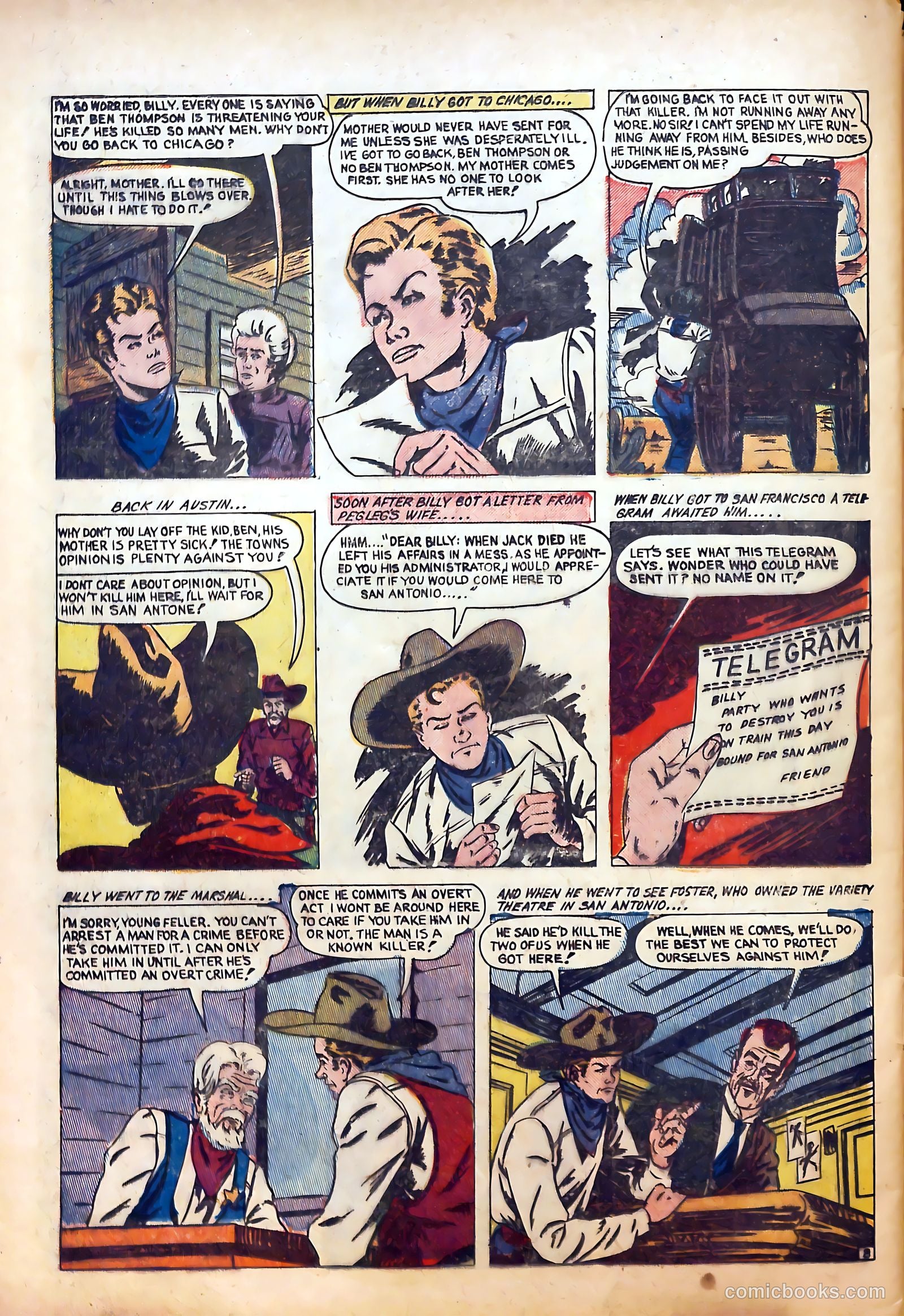 Outlaws #10 (1952) — page 30 of 36