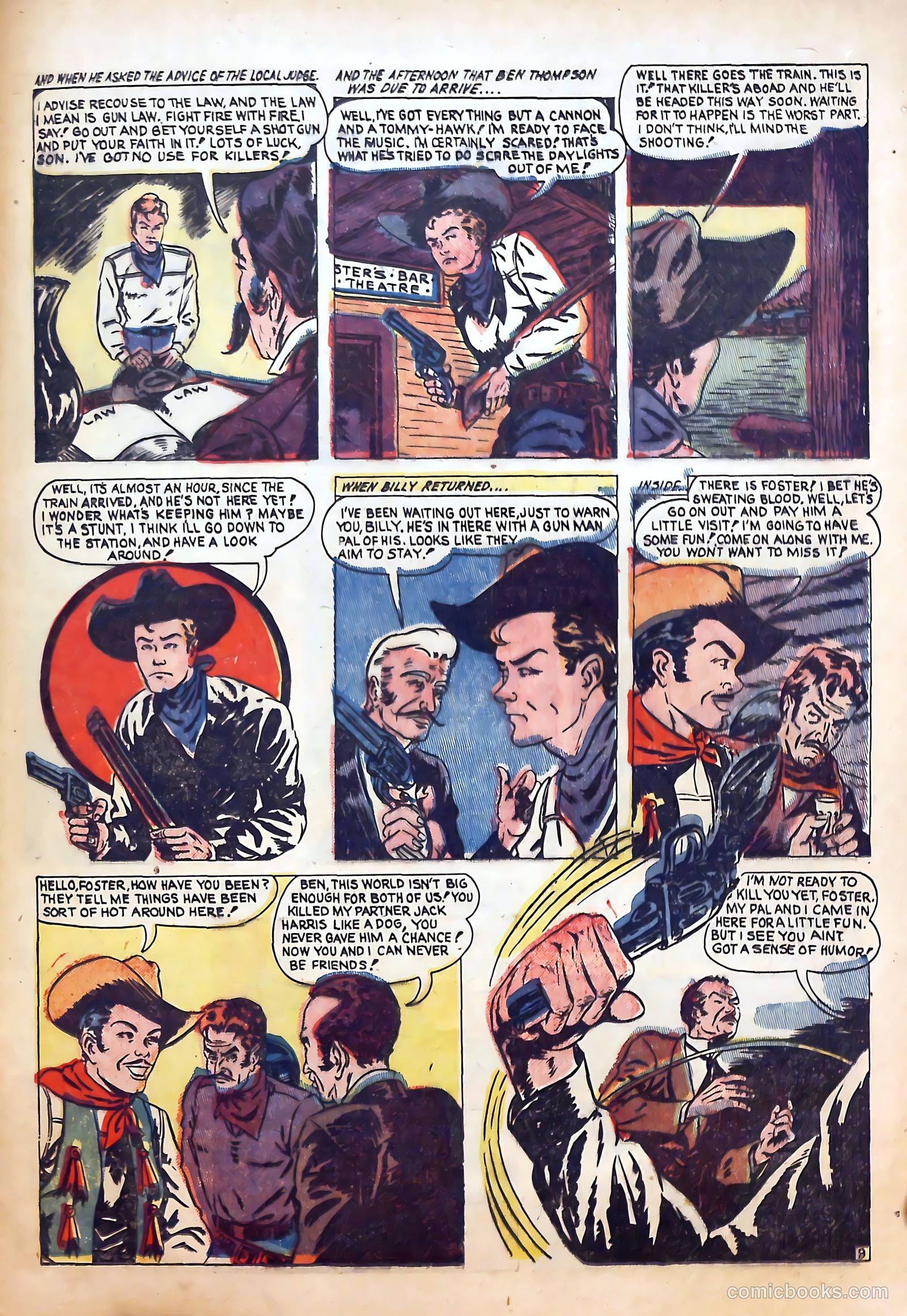 Outlaws #10 (1952) — page 31 of 36