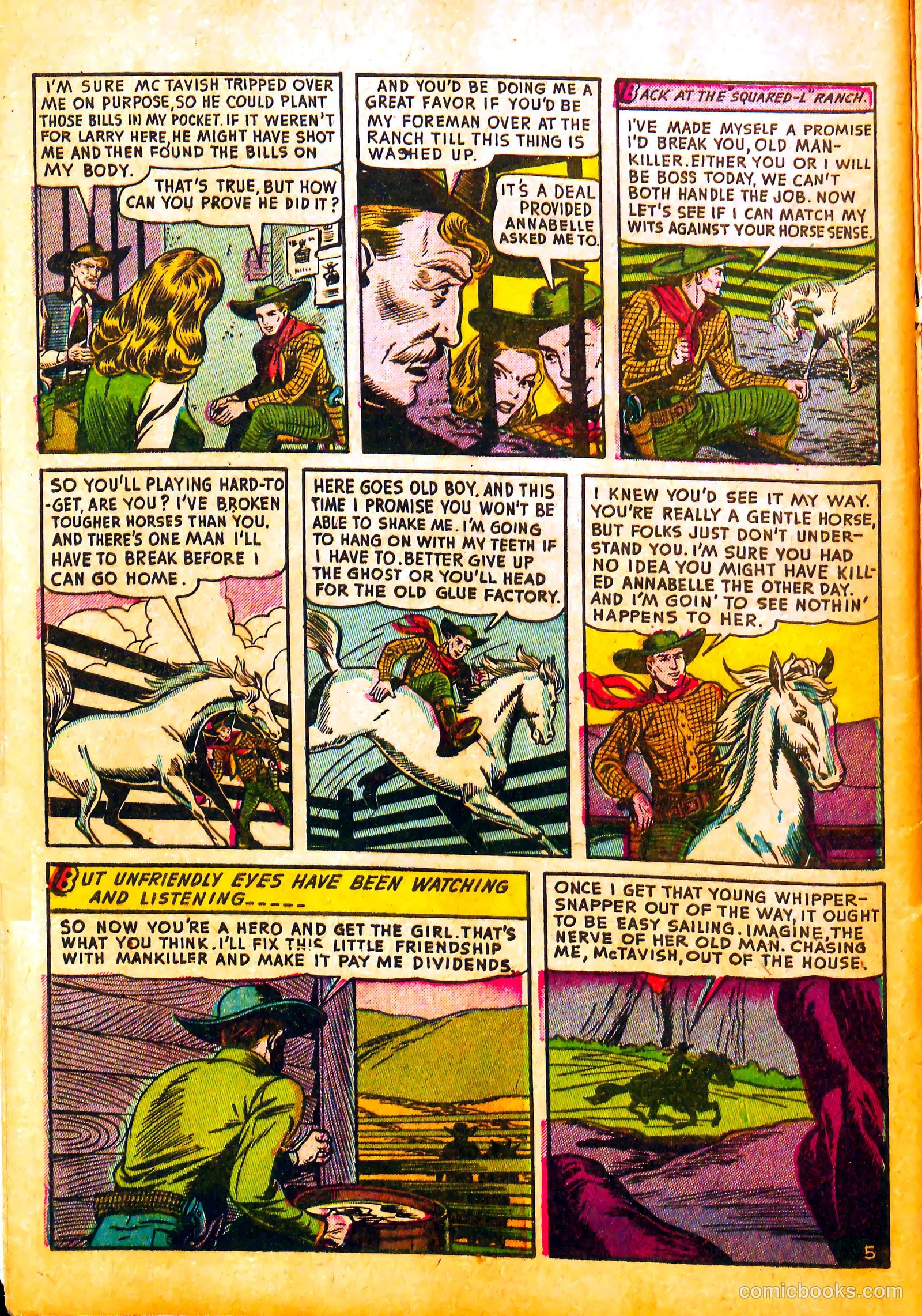 Outlaws #11 (1953) — page 16 of 36