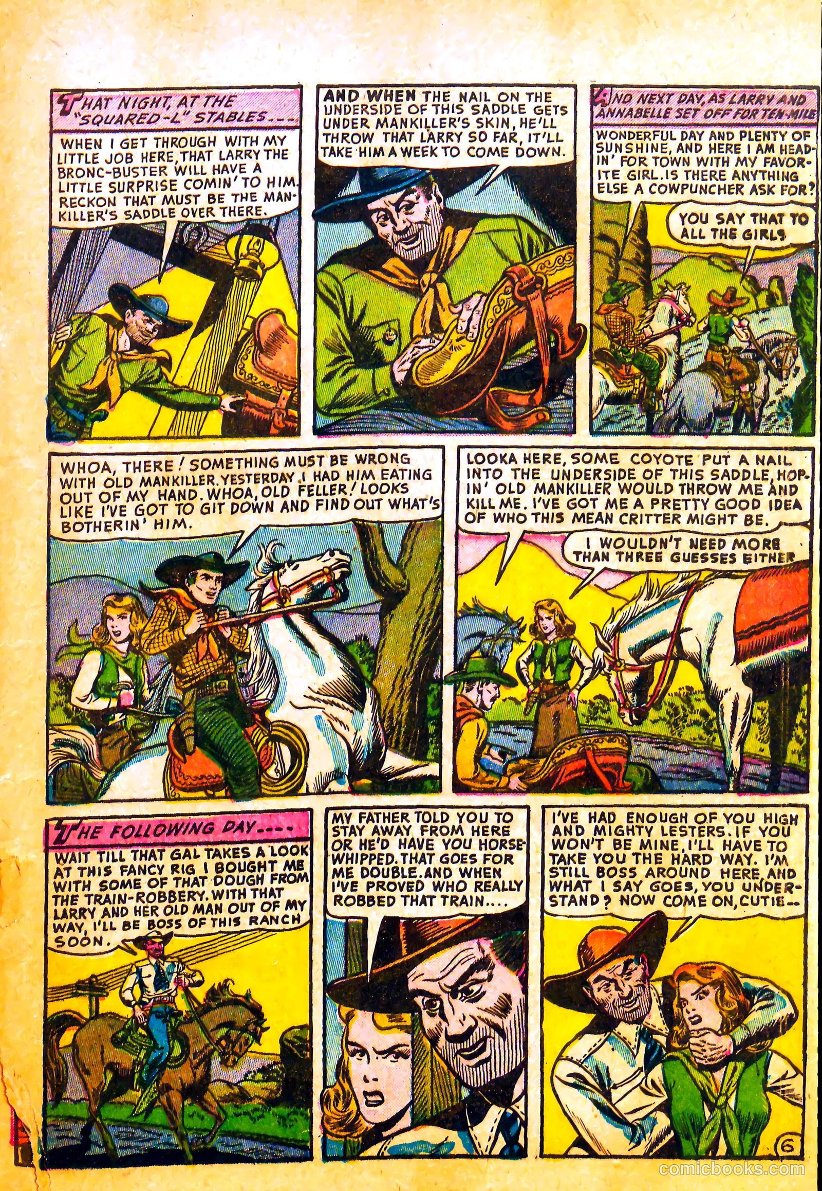 Outlaws #11 (1953) — page 17 of 36