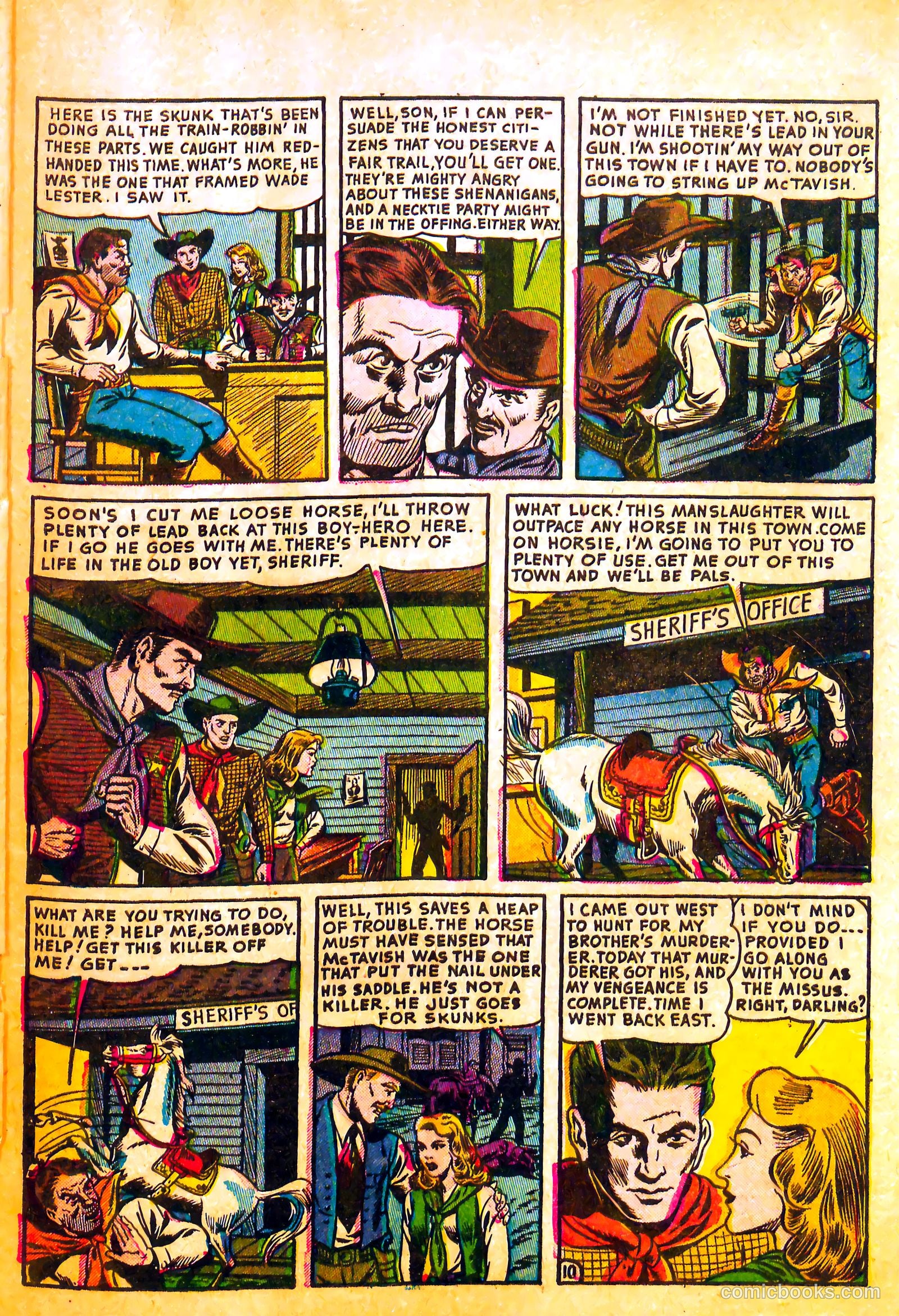 Outlaws #11 (1953) — page 21 of 36