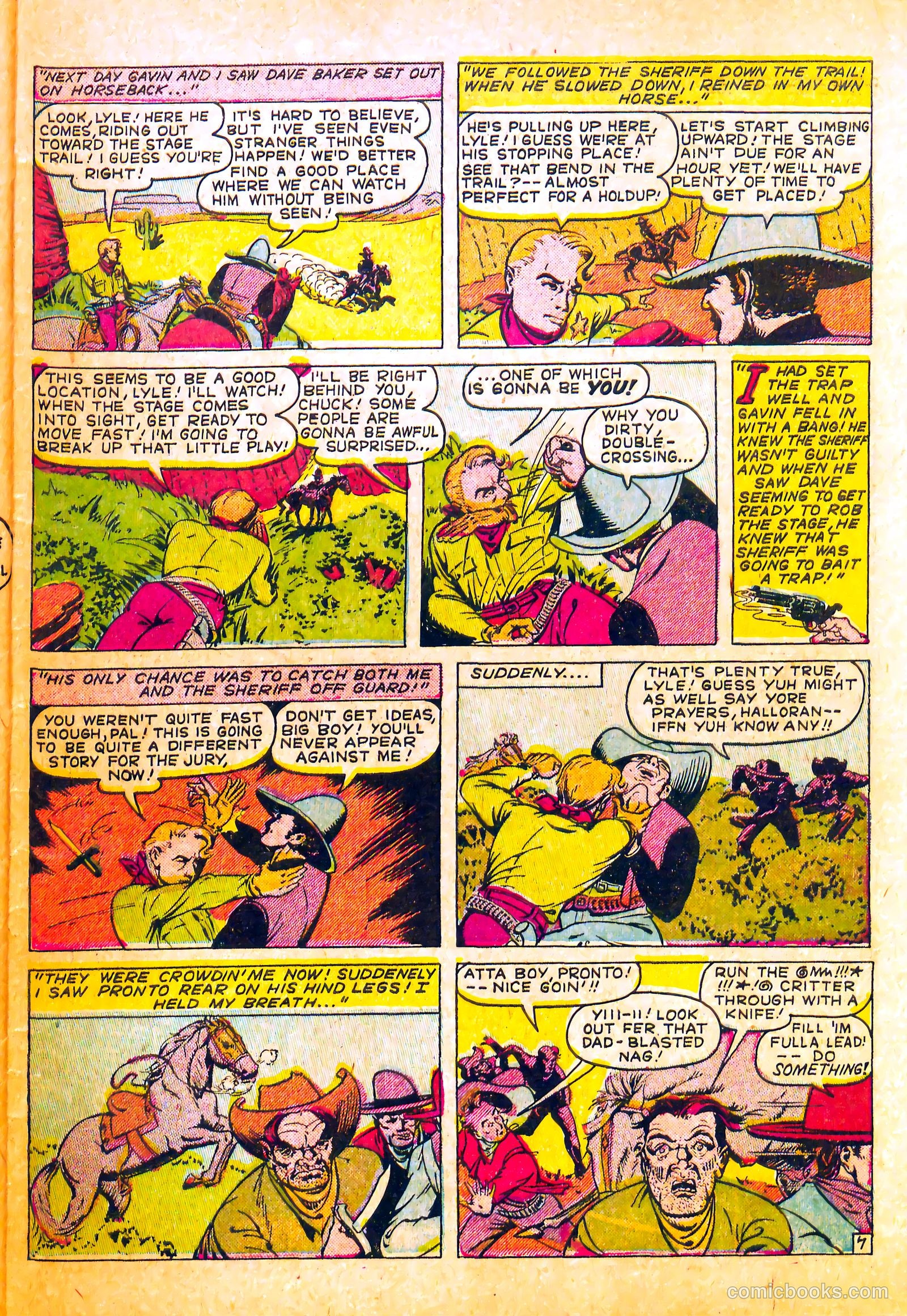 Outlaws #11 (1953) — page 31 of 36