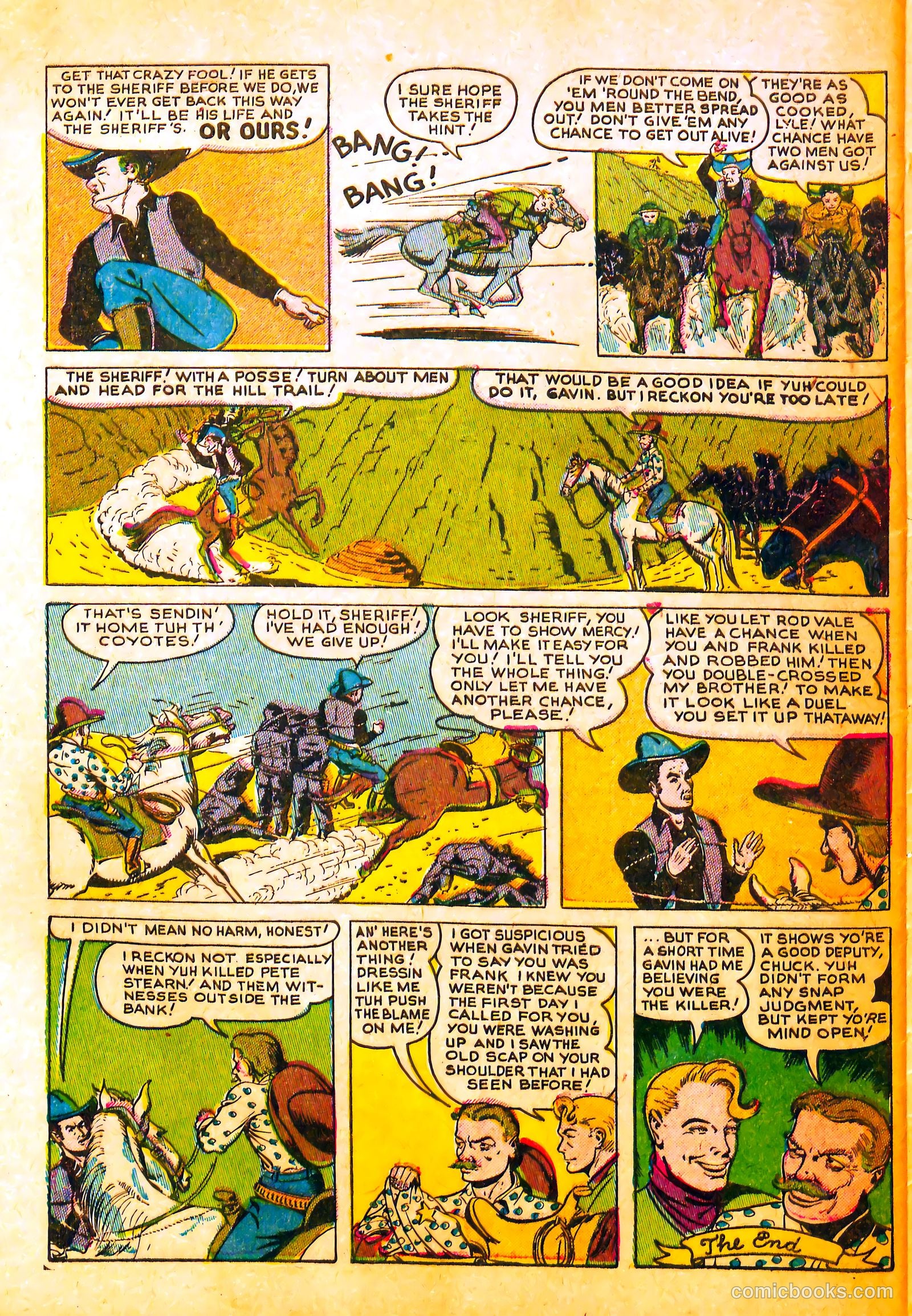 Outlaws #11 (1953) — page 32 of 36