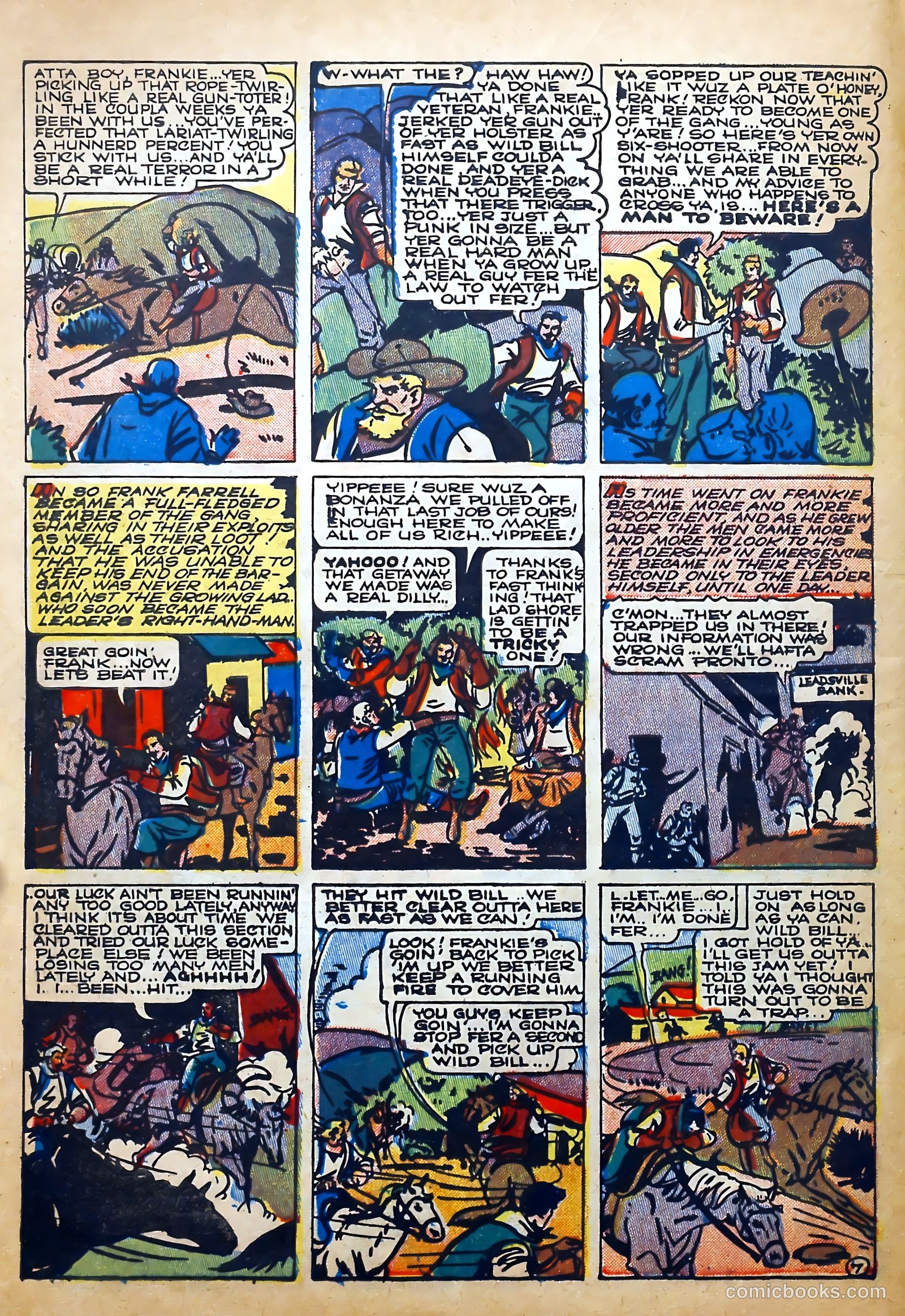 Outlaws #13 (1953) — page 8 of 36