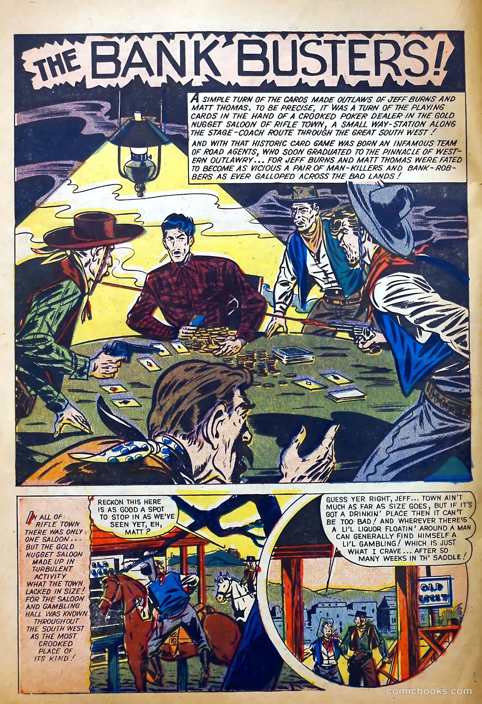 Outlaws #13 (1953) — page 22 of 36