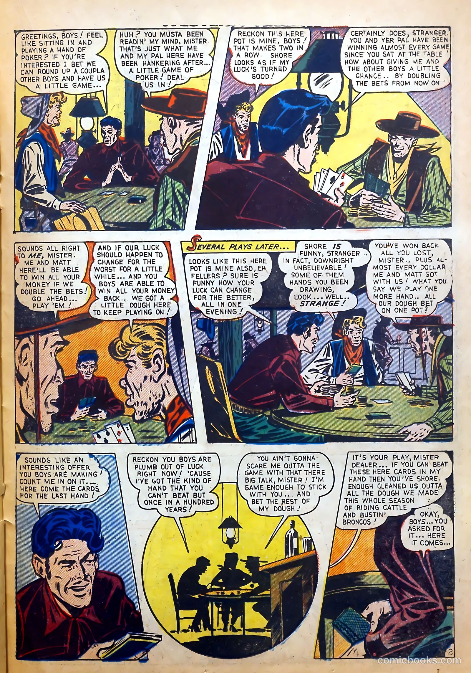 Outlaws #13 (1953) — page 23 of 36