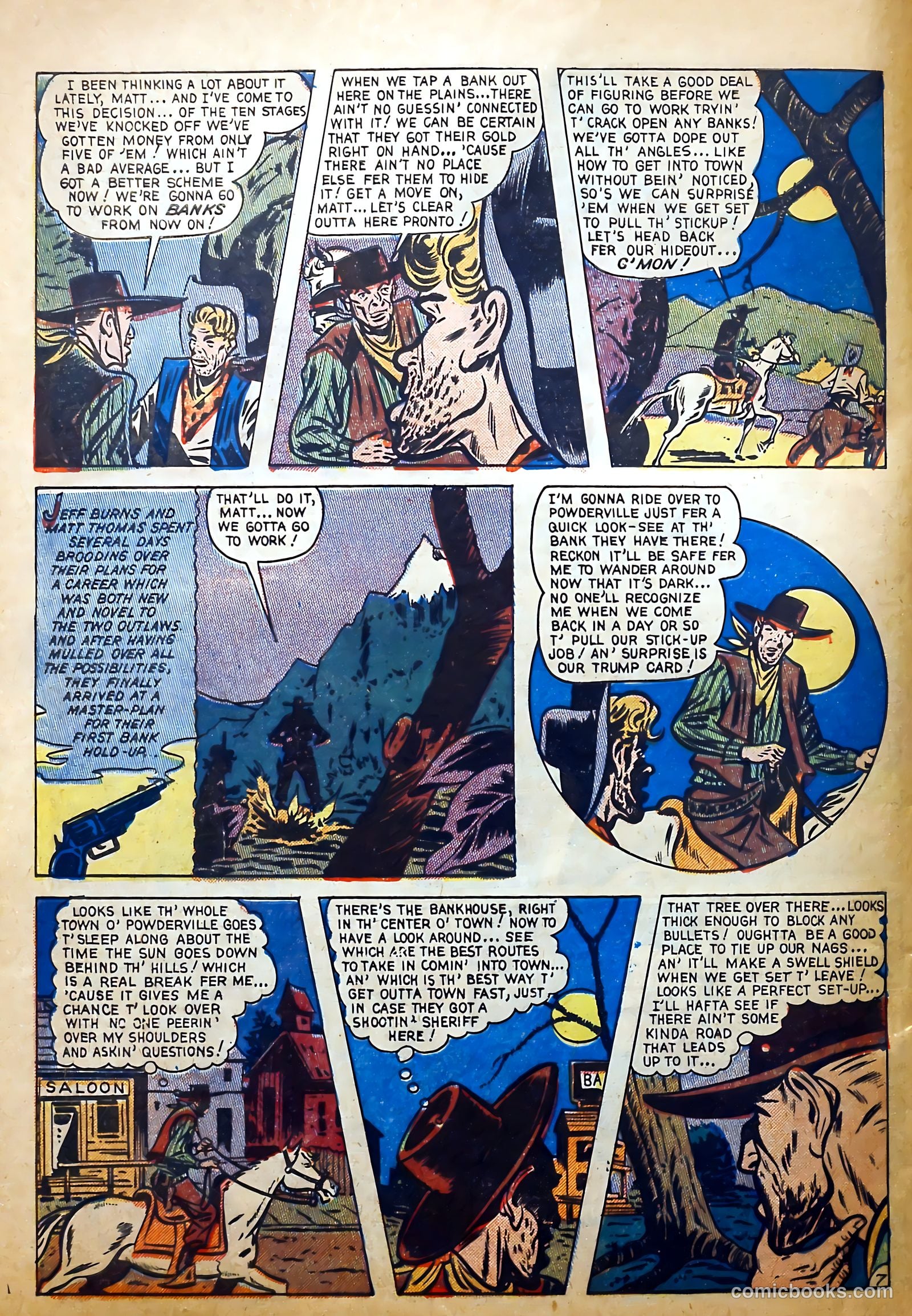 Outlaws #13 (1953) — page 28 of 36