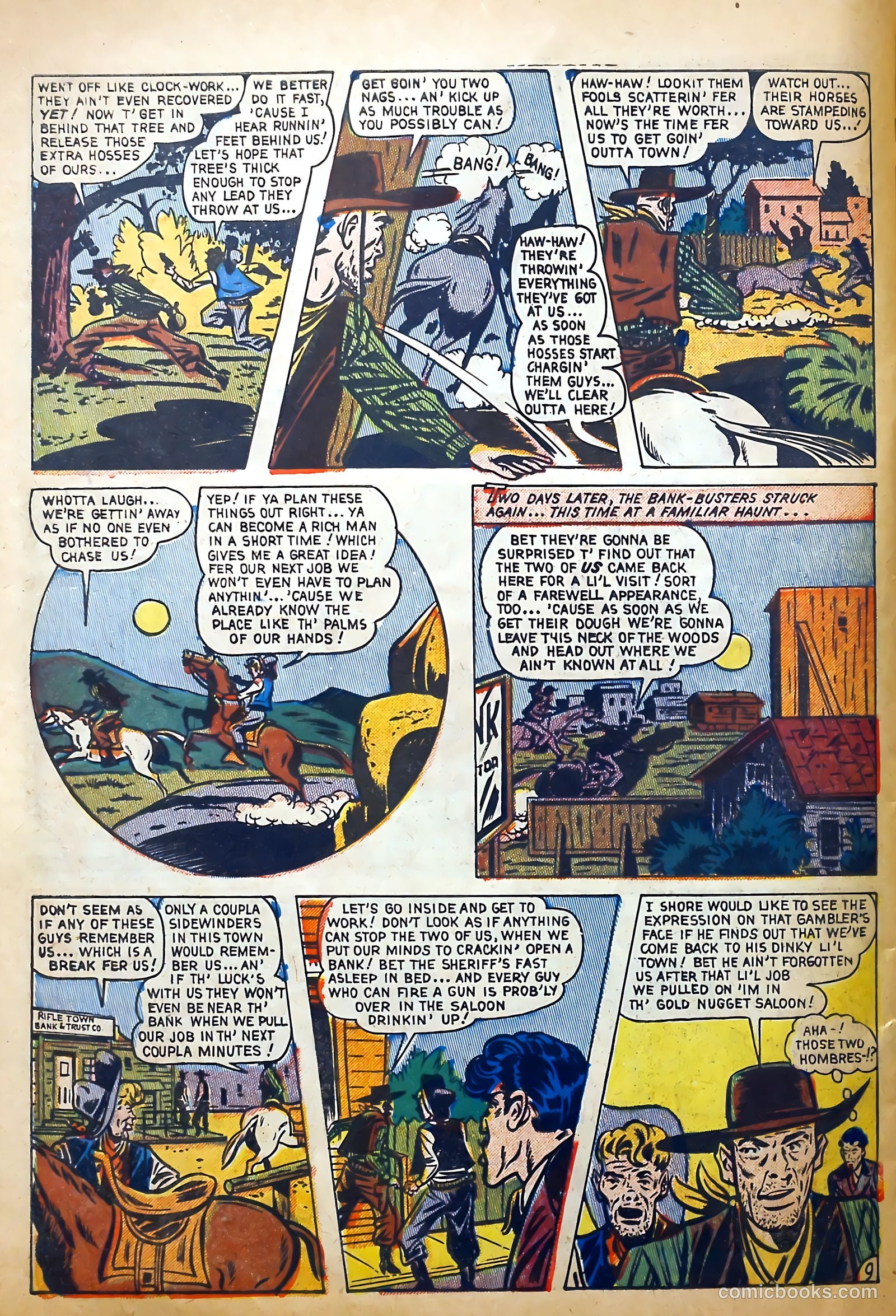 Outlaws #13 (1953) — page 30 of 36
