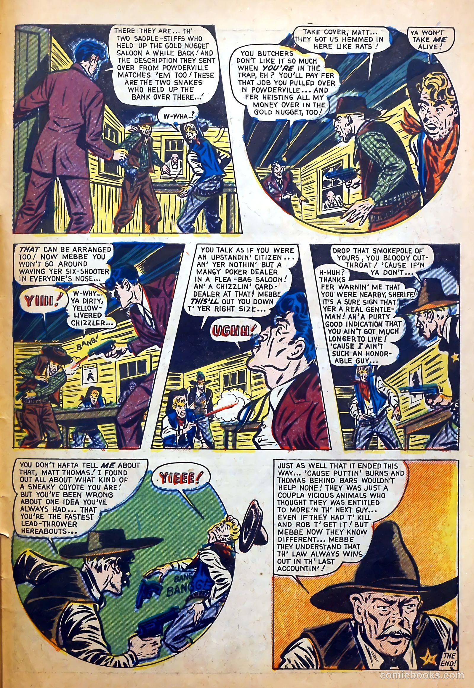 Outlaws #13 (1953) — page 31 of 36