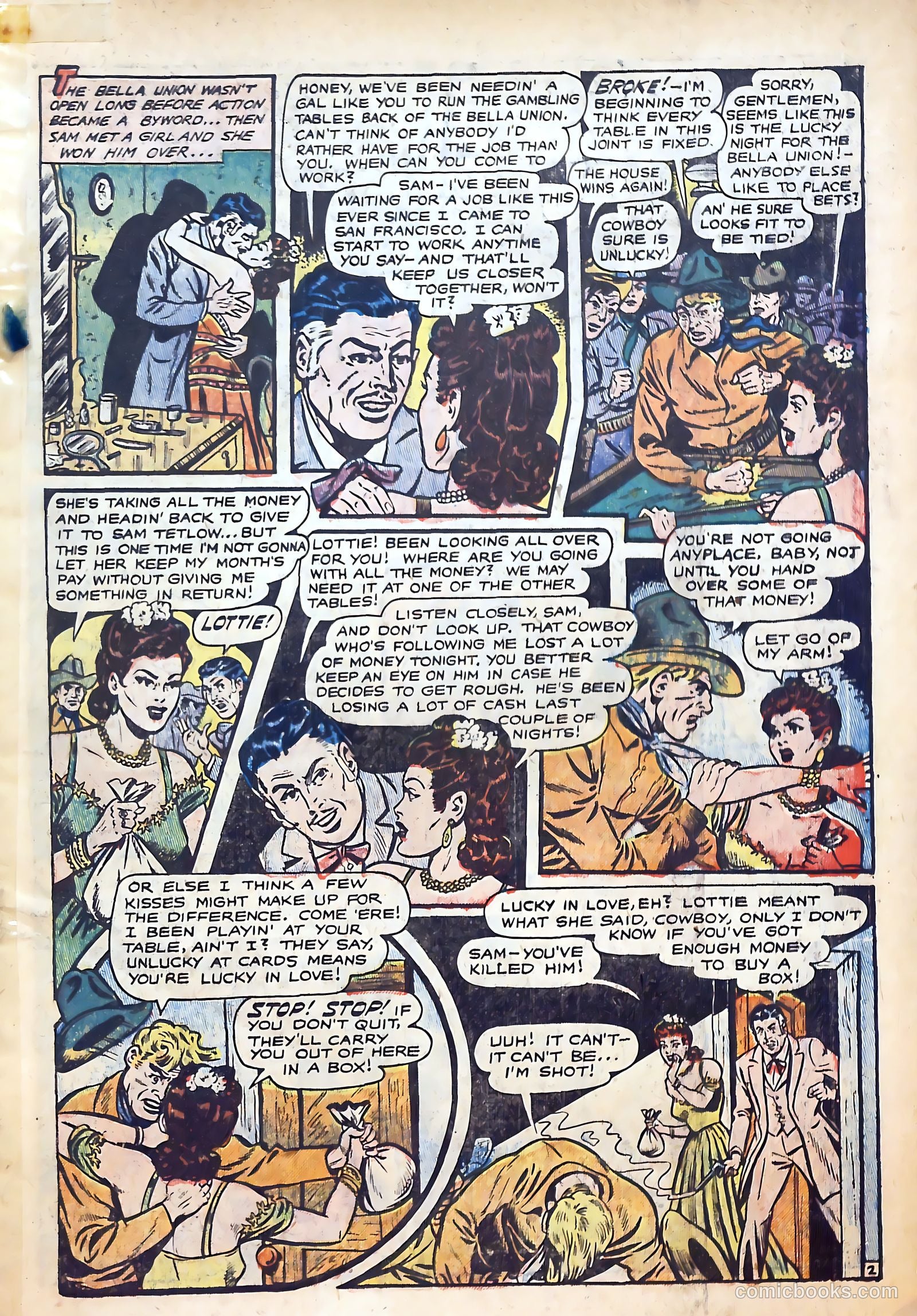 Outlaws #14 (1954) — page 3 of 36