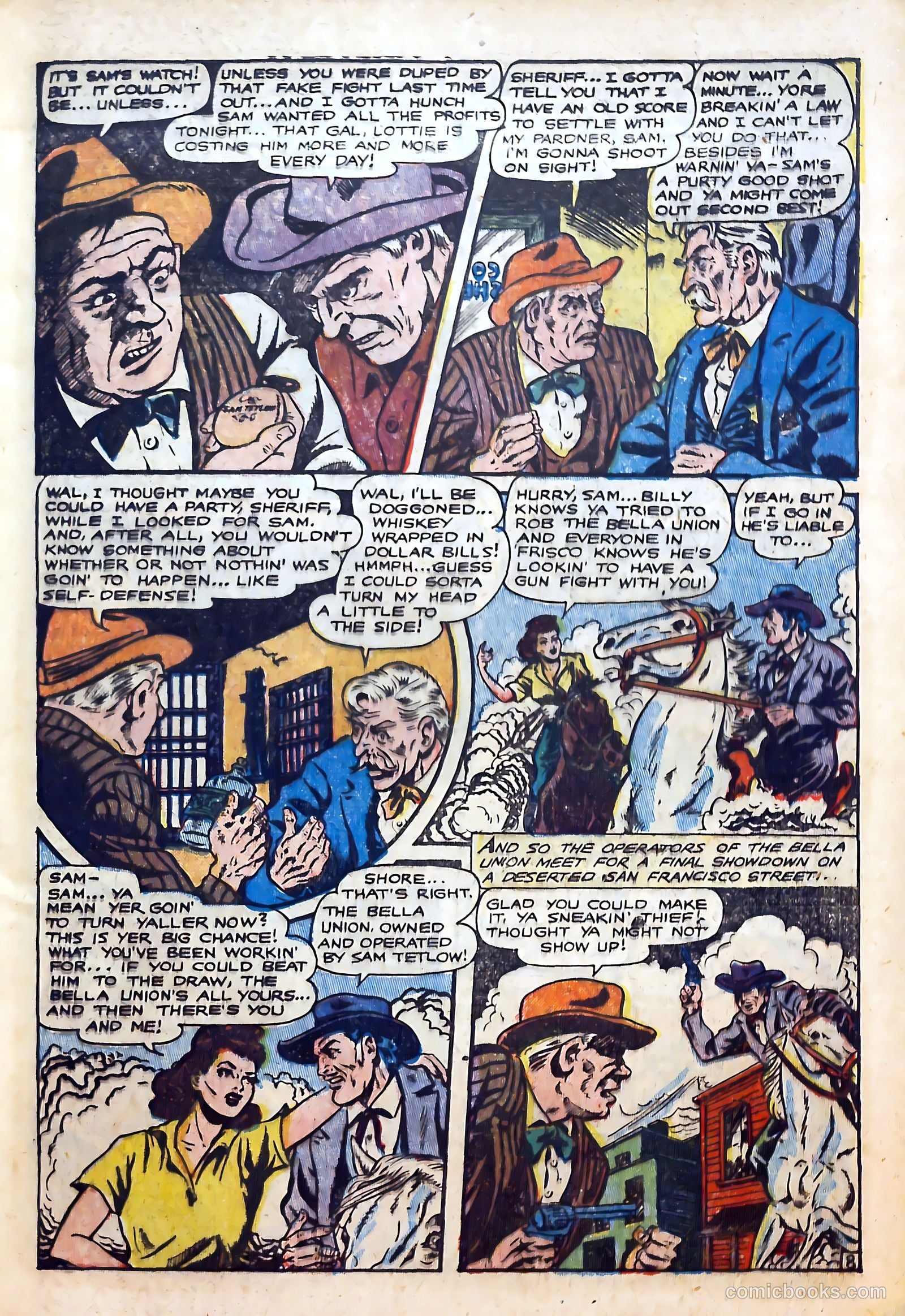 Outlaws #14 (1954) — page 9 of 36