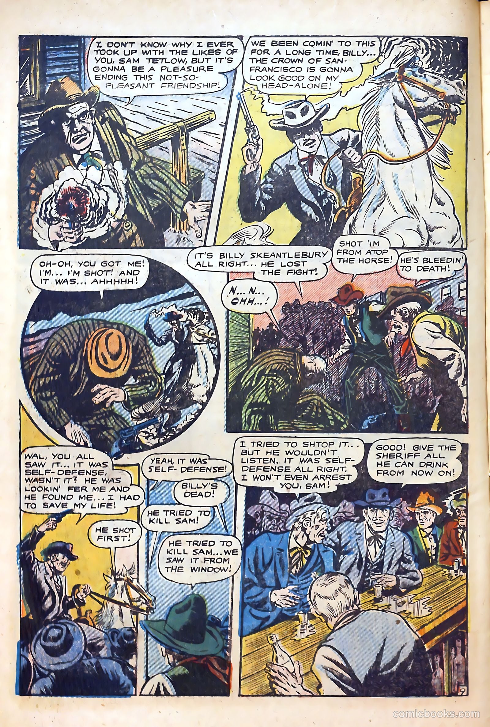 Outlaws #14 (1954) — page 10 of 36
