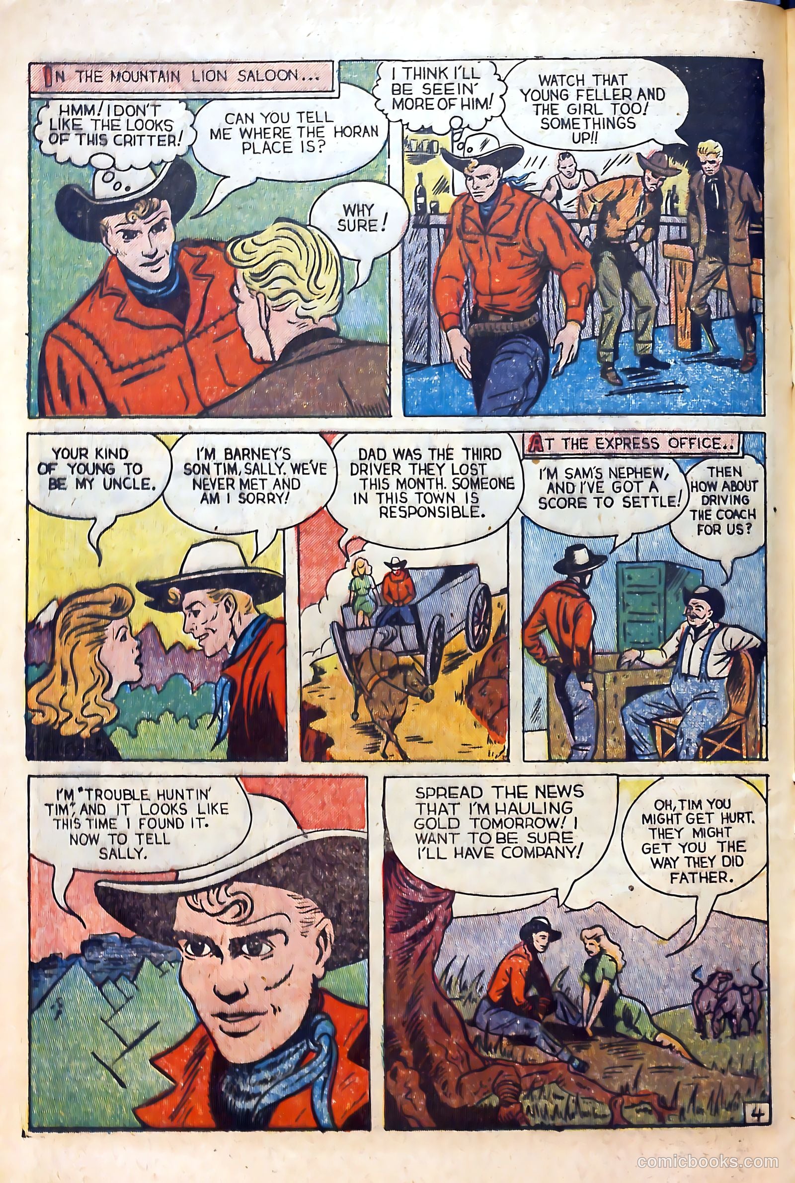 Outlaws #14 (1954) — page 16 of 36