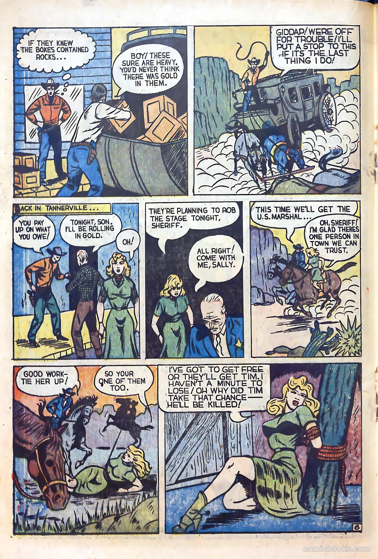 Outlaws #14 (1954) — page 18 of 36