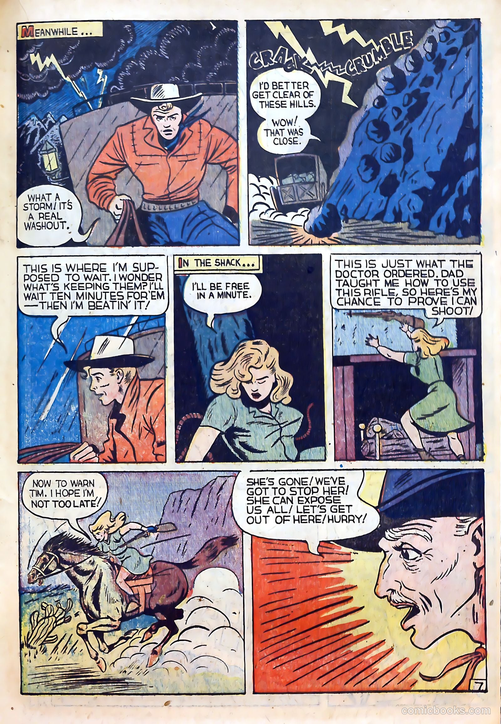 Outlaws #14 (1954) — page 19 of 36