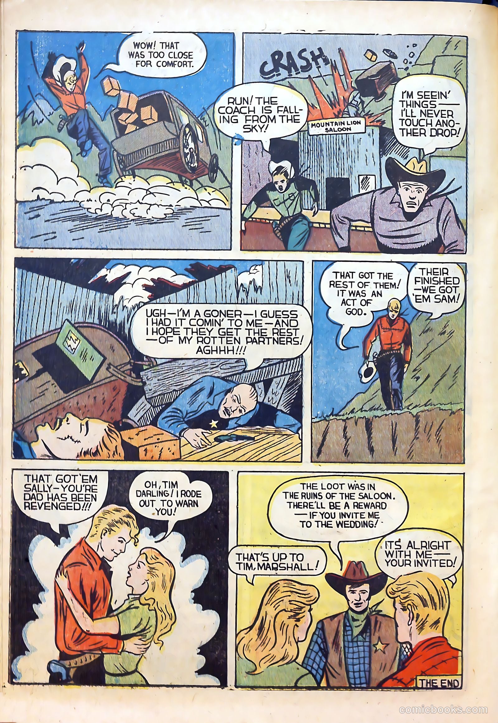Outlaws #14 (1954) — page 22 of 36