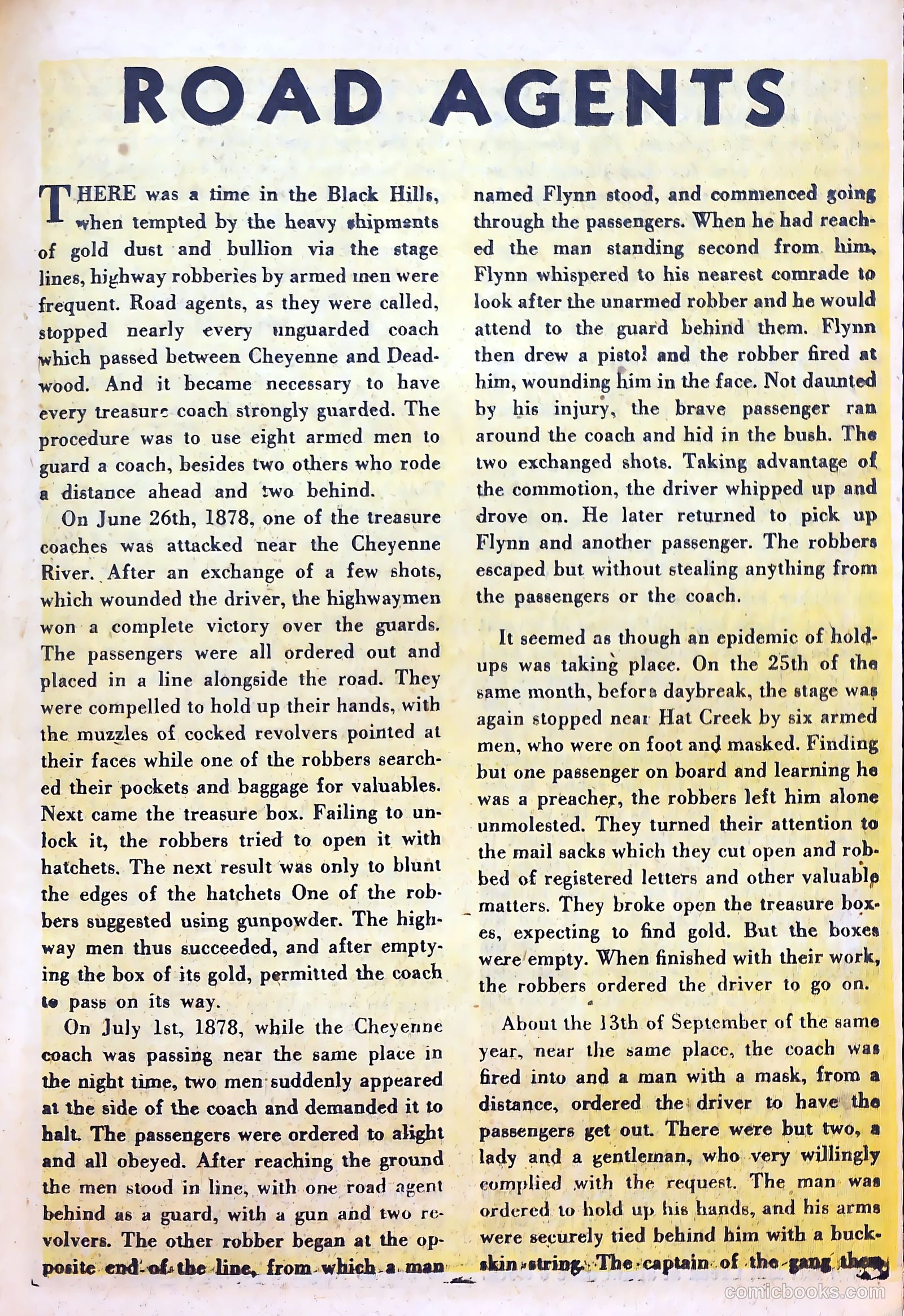Outlaws #14 (1954) — page 23 of 36