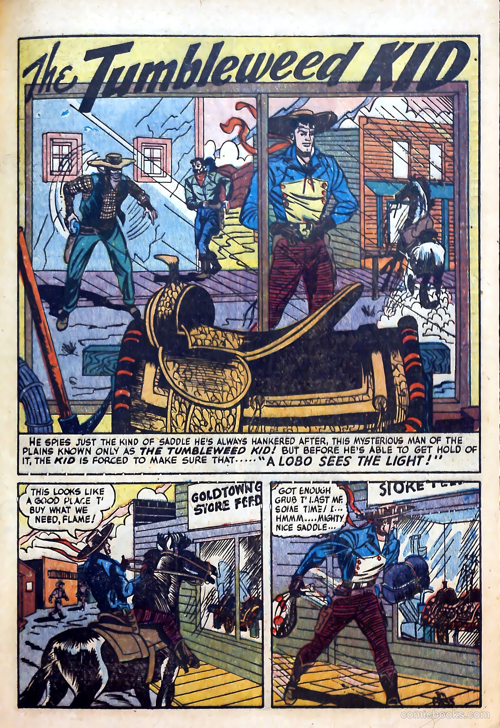Outlaws #14 (1954) — page 25 of 36