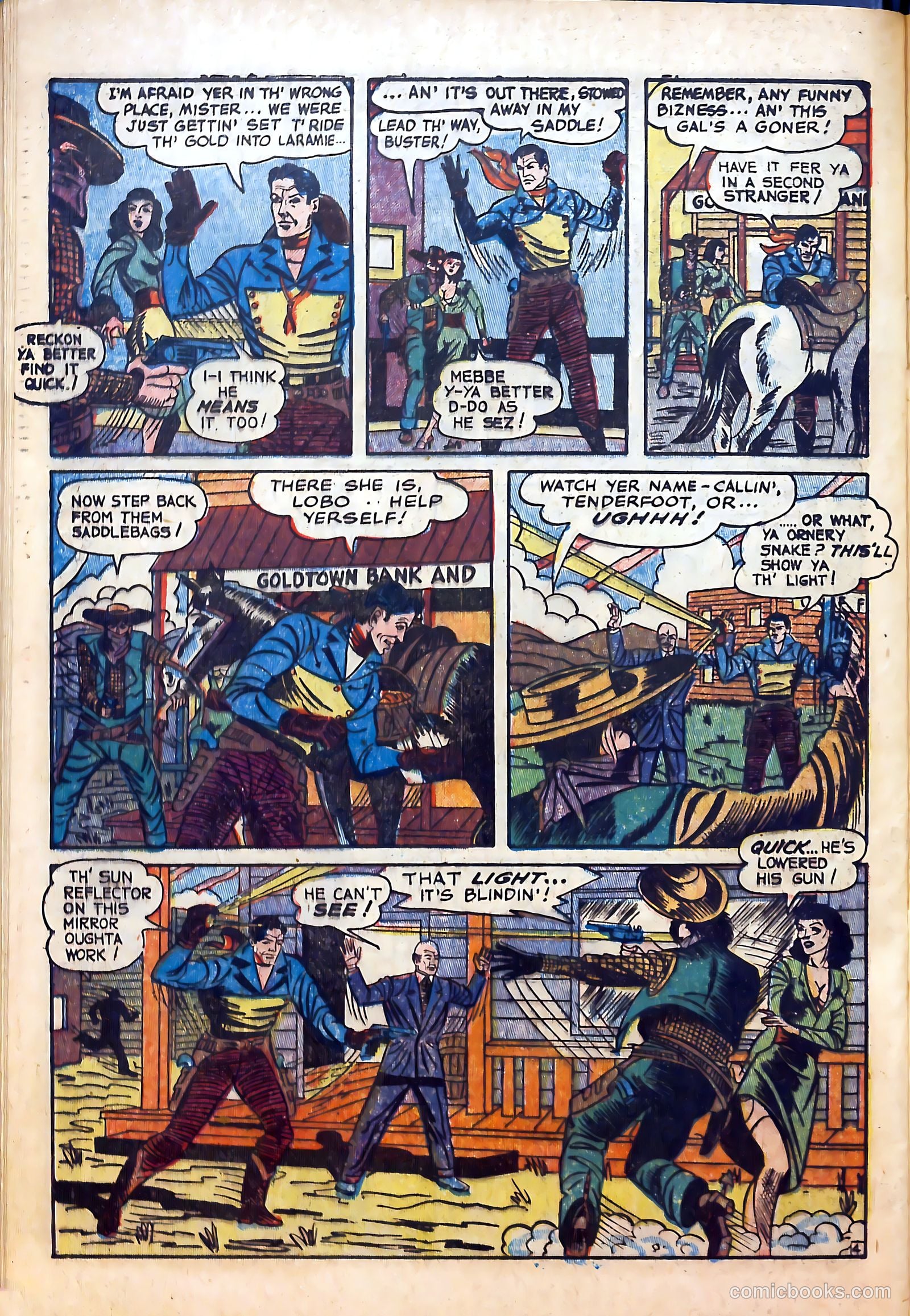 Outlaws #14 (1954) — page 28 of 36