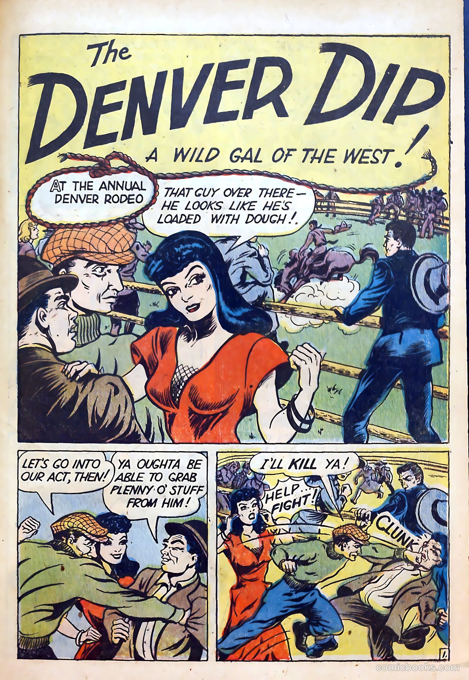 Outlaws #14 (1954) — page 31 of 36