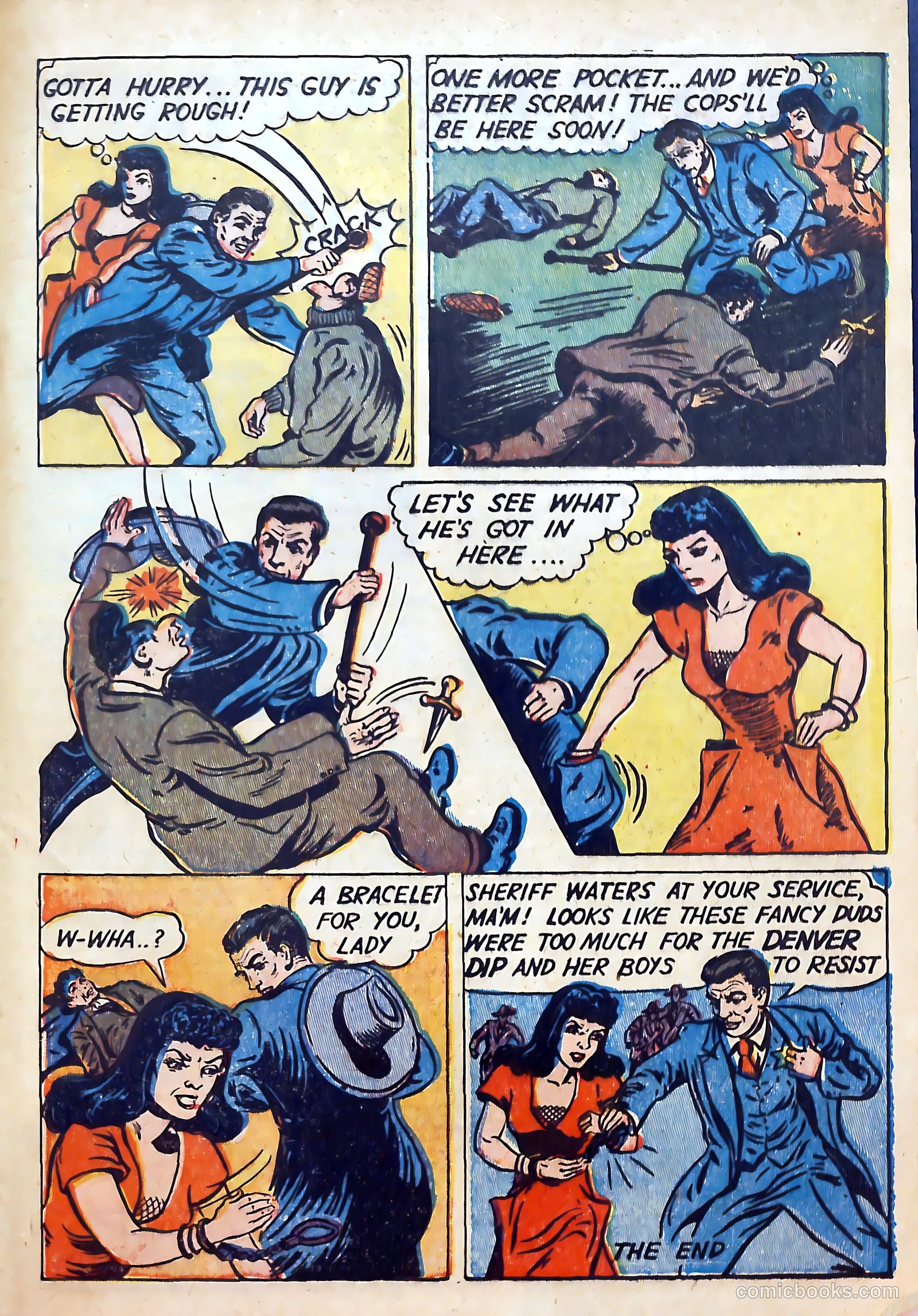 Outlaws #14 (1954) — page 33 of 36