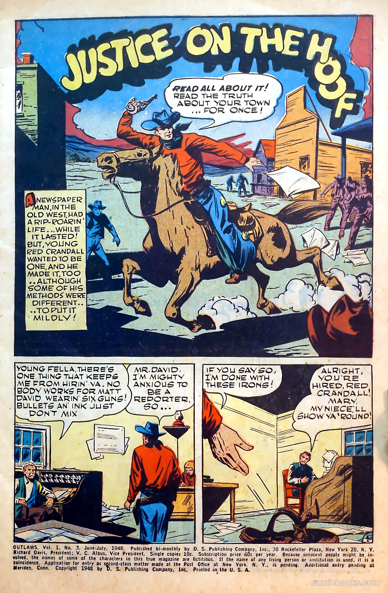 Outlaws #3 (1951) — page 3 of 52