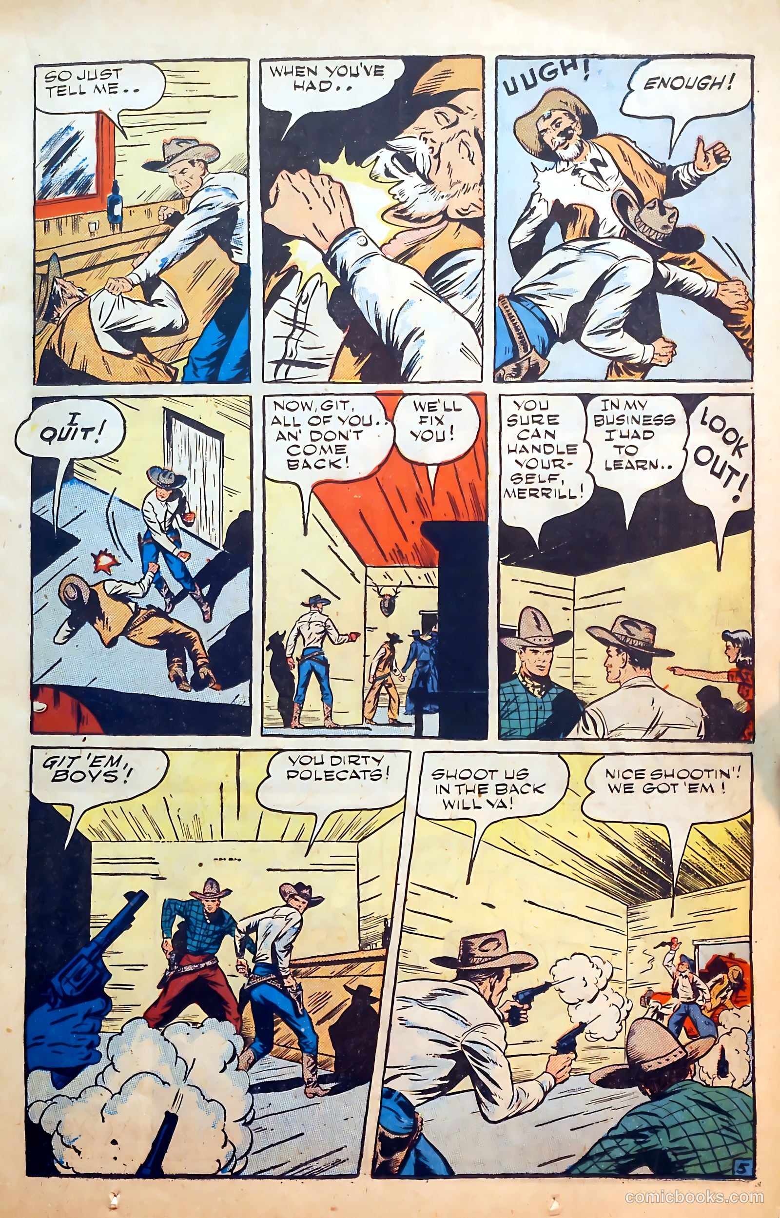 Outlaws #3 (1951) — page 19 of 52