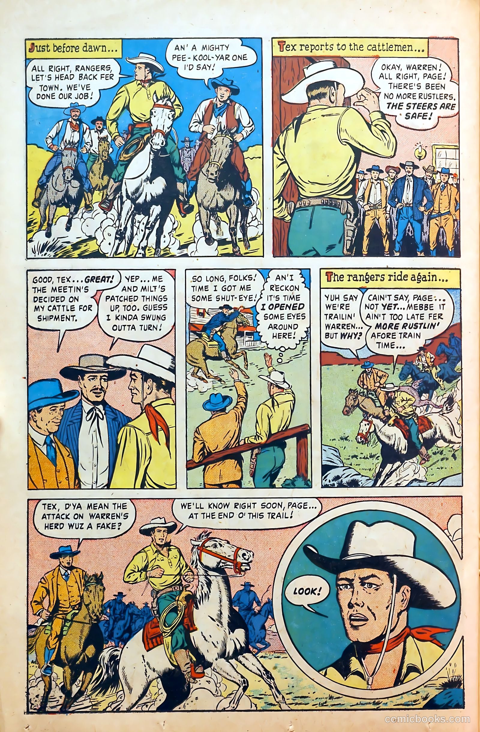 Outlaws #3 (1951) — page 34 of 52