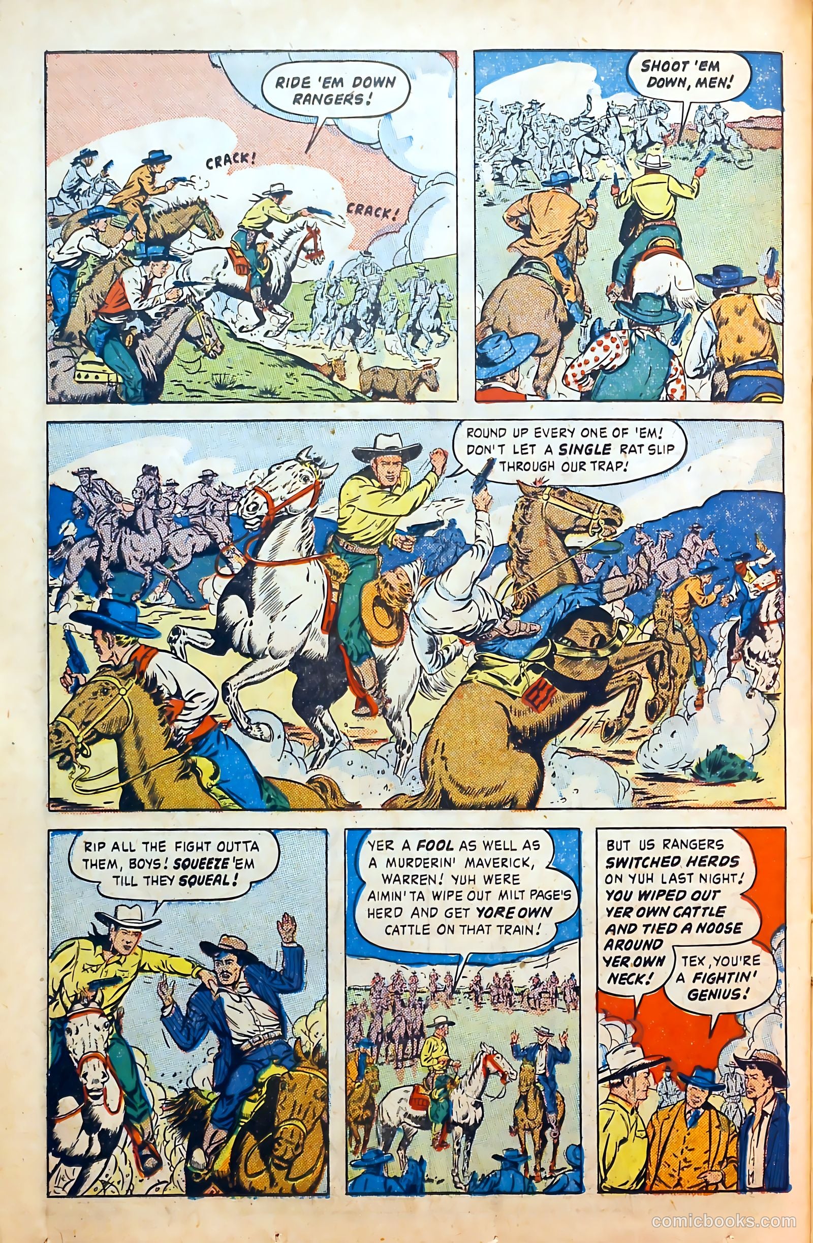 Outlaws #3 (1951) — page 36 of 52