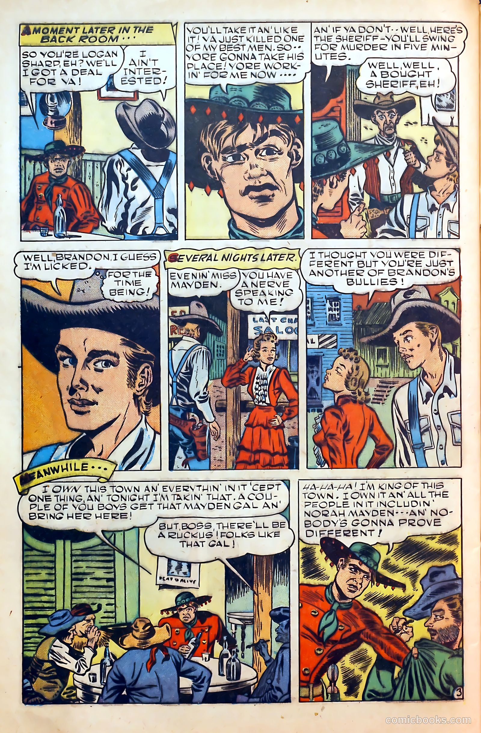 Outlaws #3 (1951) — page 44 of 52
