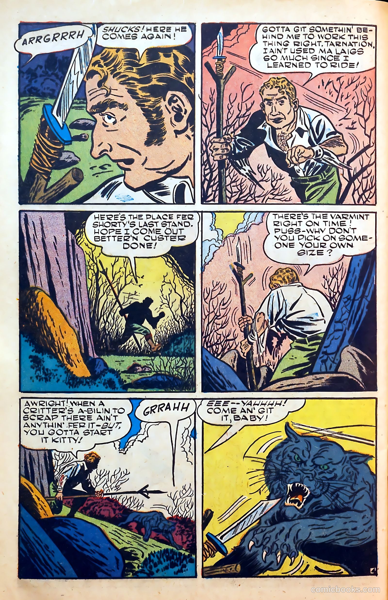 Outlaws #3 (1948) — page 40 of 52