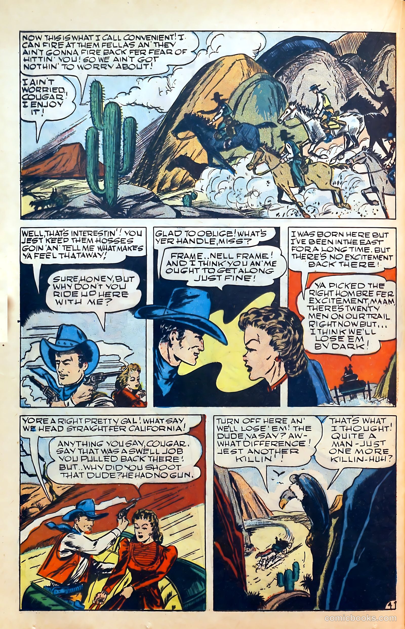 Outlaws #4 (1948) — page 32 of 52