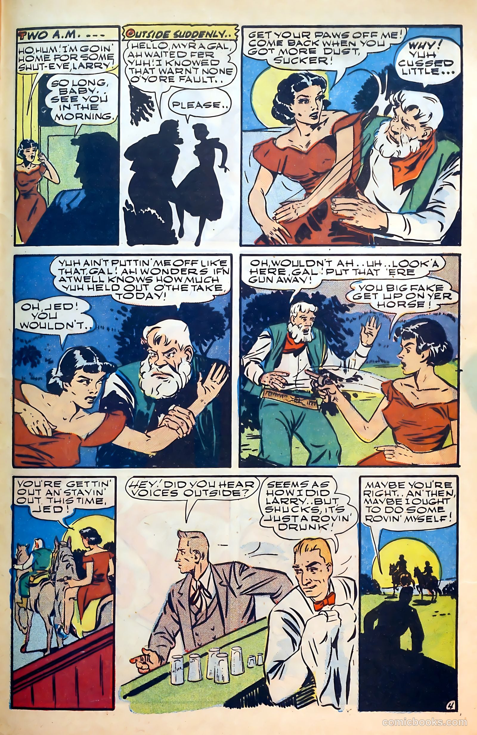 Outlaws #4 (1948) — page 45 of 52