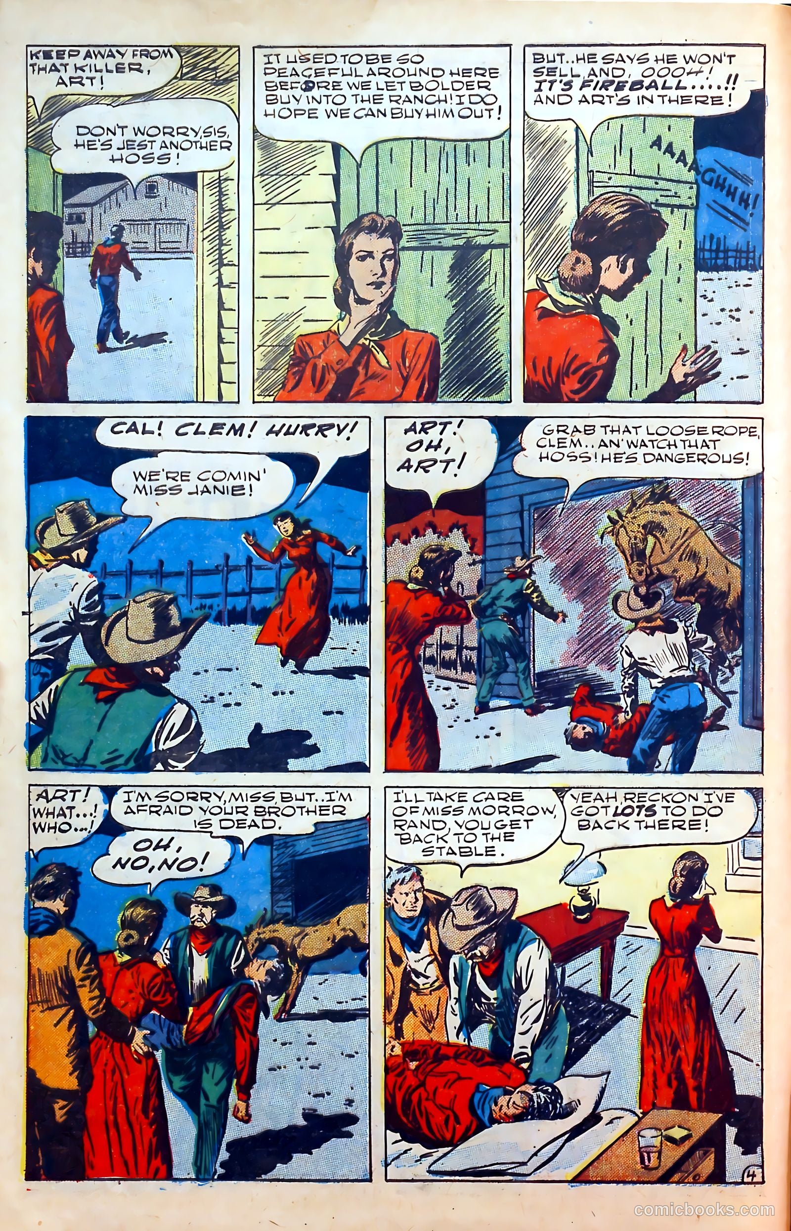 Outlaws #4 (1948) — page 6 of 52