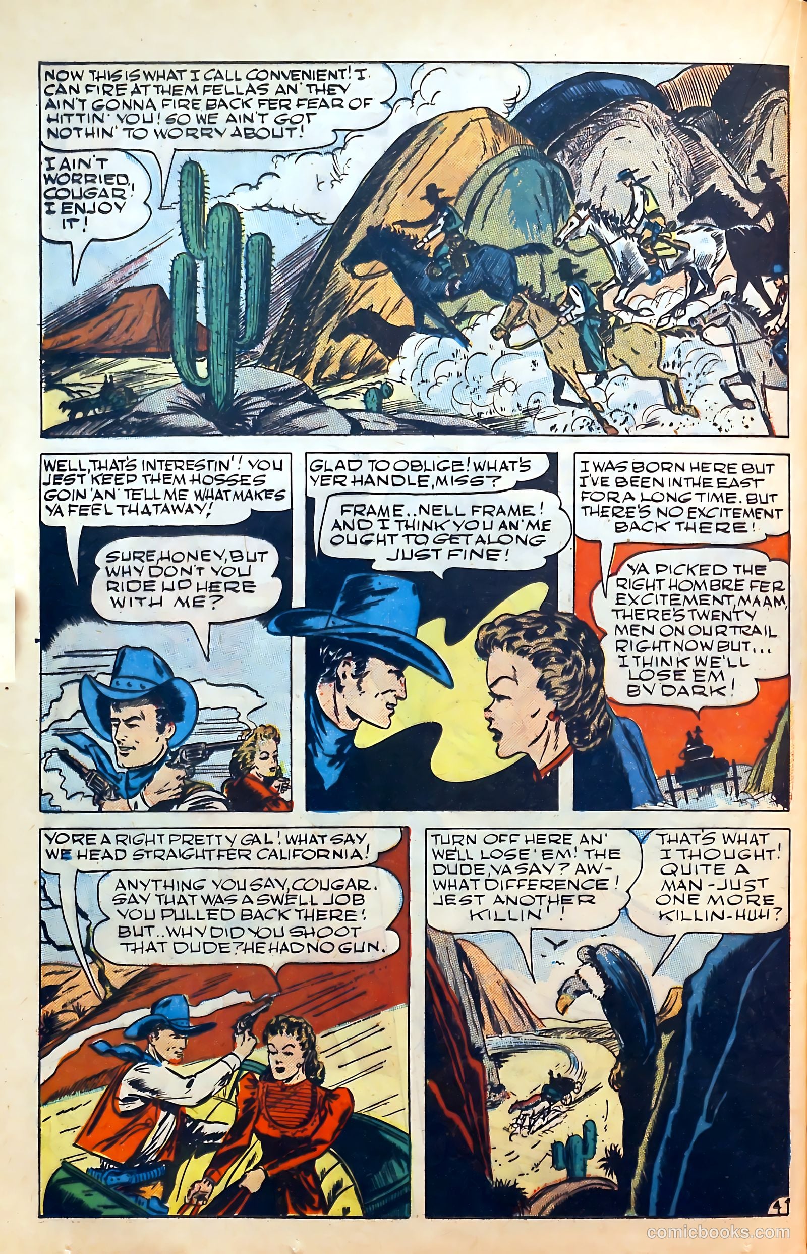 Outlaws #4 (1948) — page 32 of 52