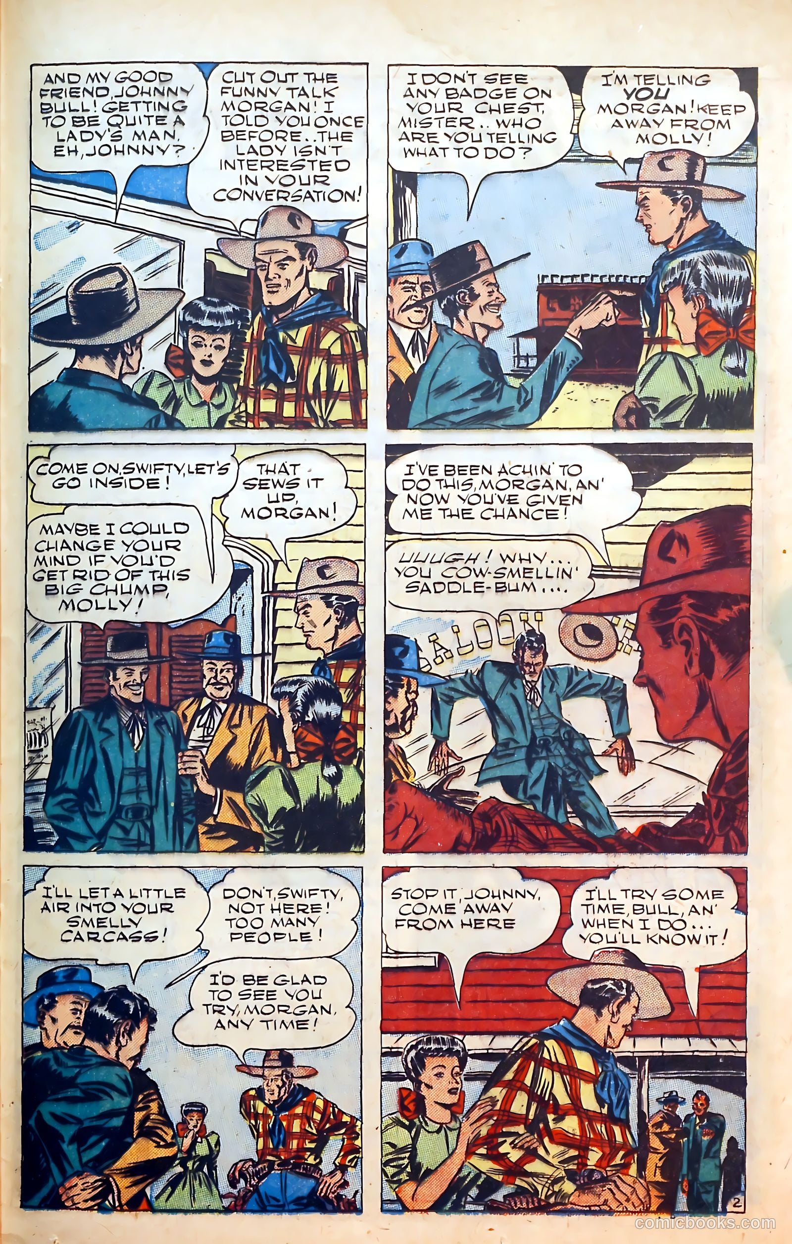 Outlaws #4 (1948) — page 37 of 52