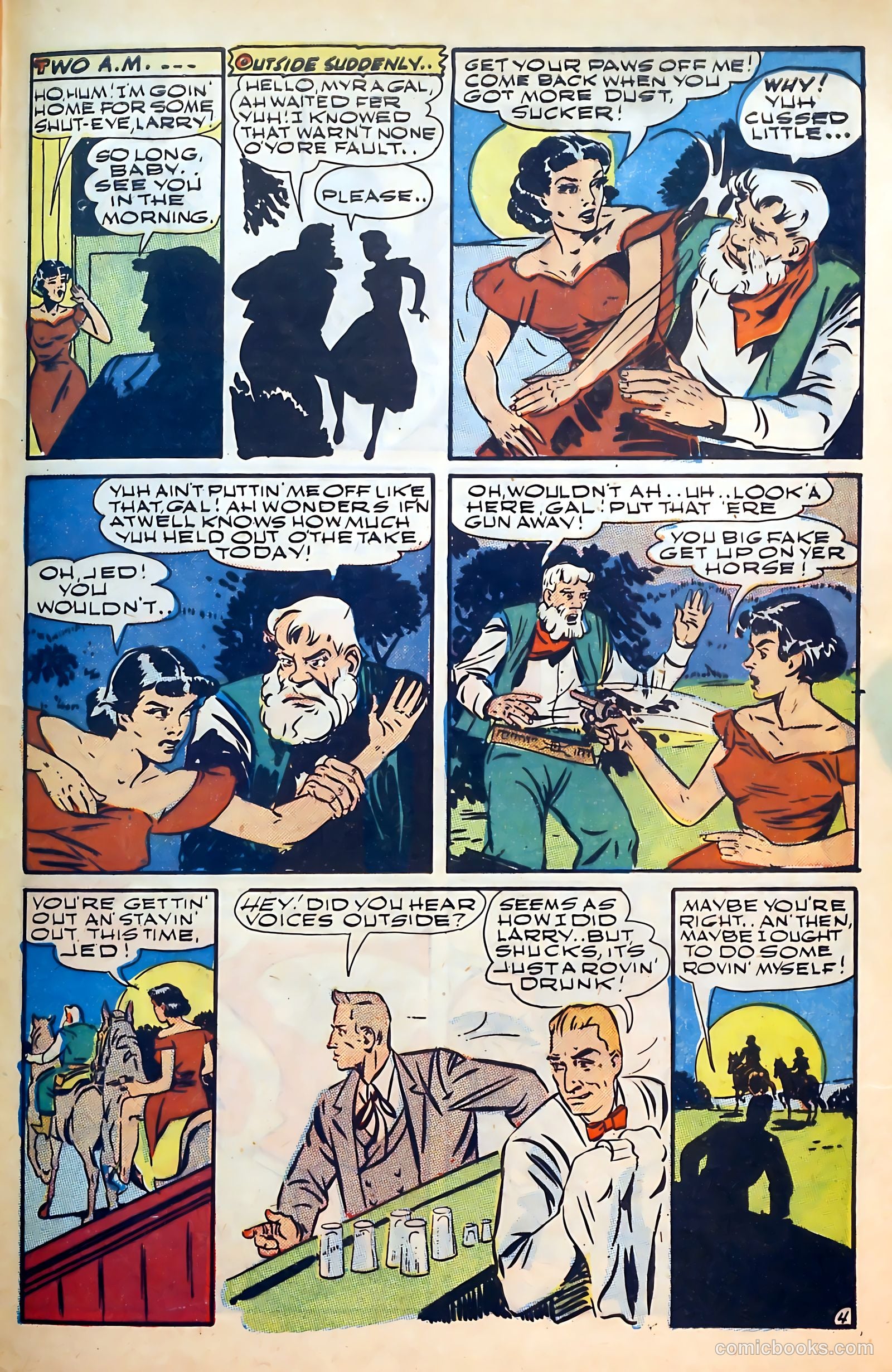 Outlaws #4 (1948) — page 45 of 52