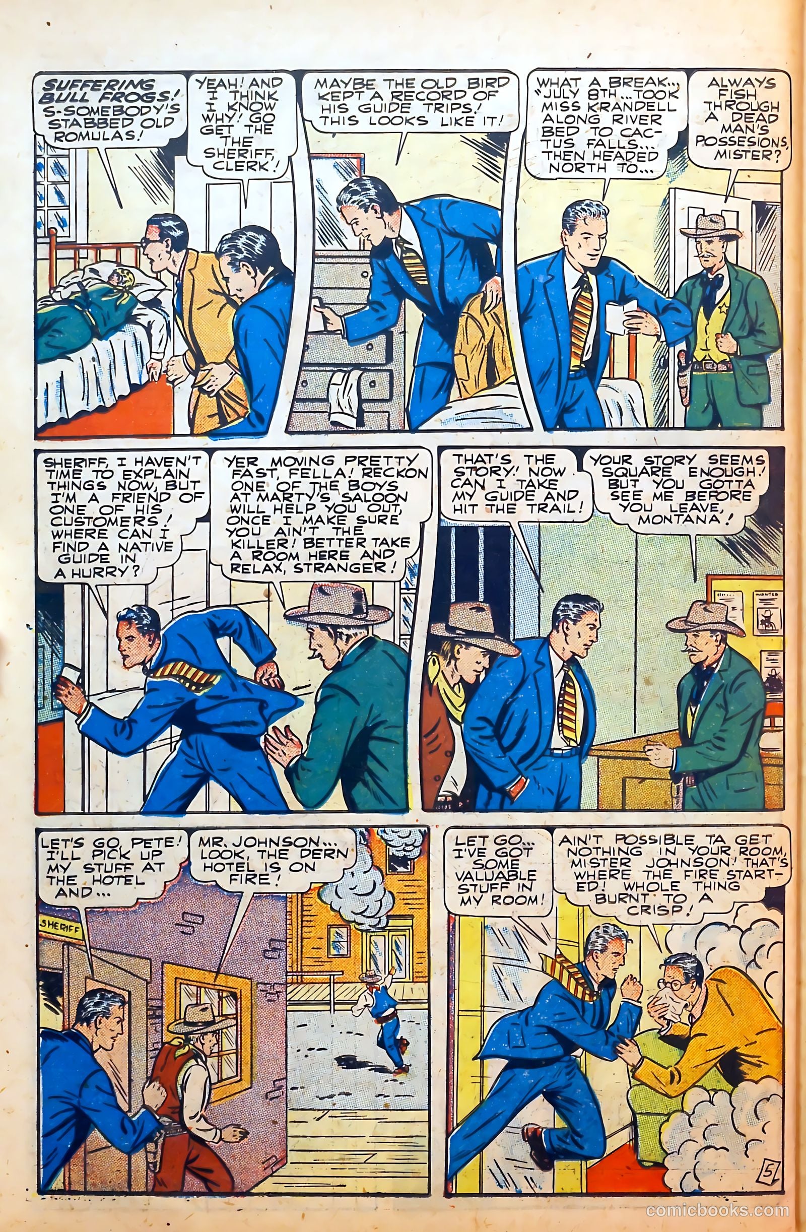 Outlaws #5 (1948) — page 38 of 52