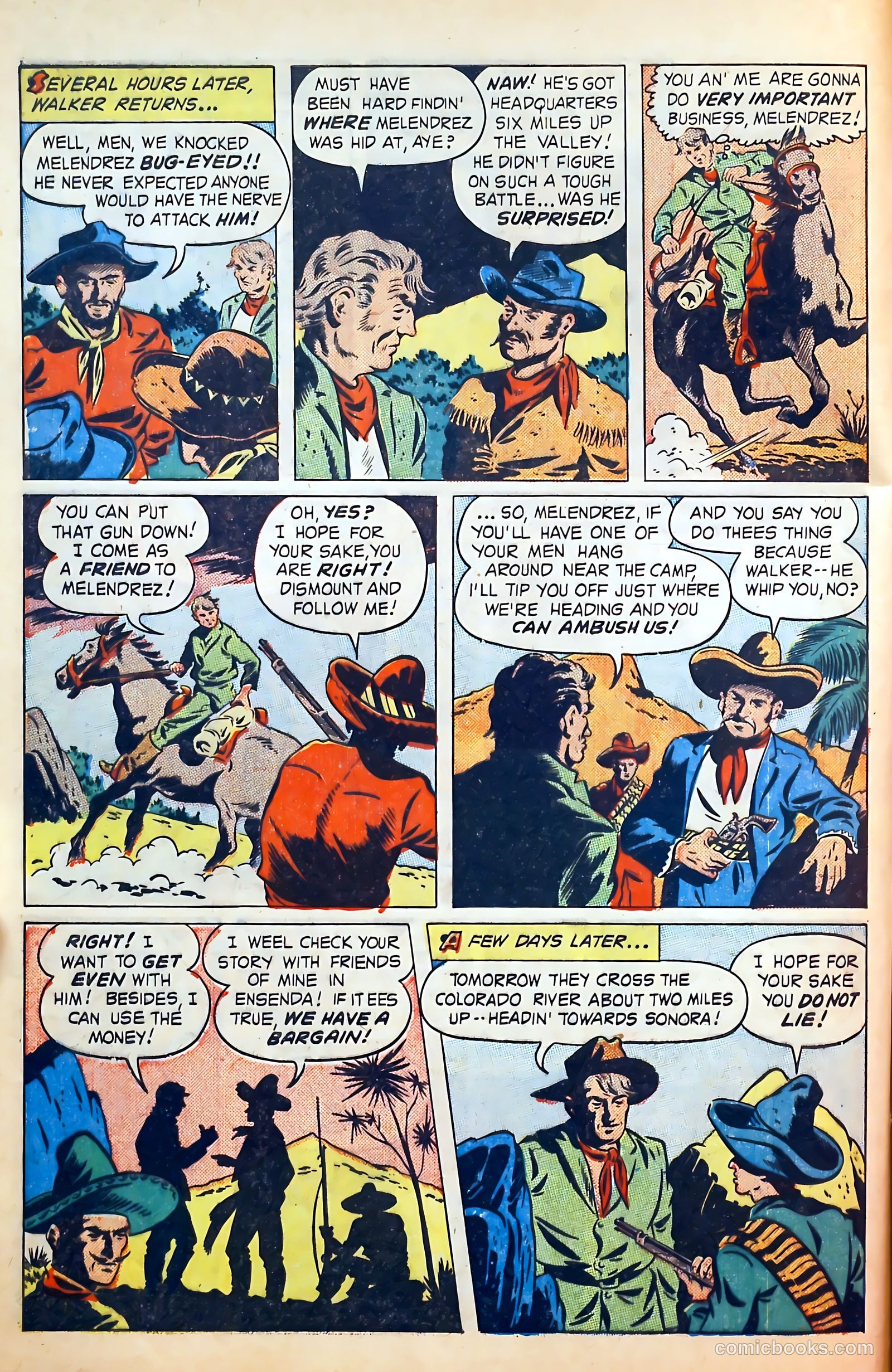 Outlaws #5 (1943) — page 8 of 53
