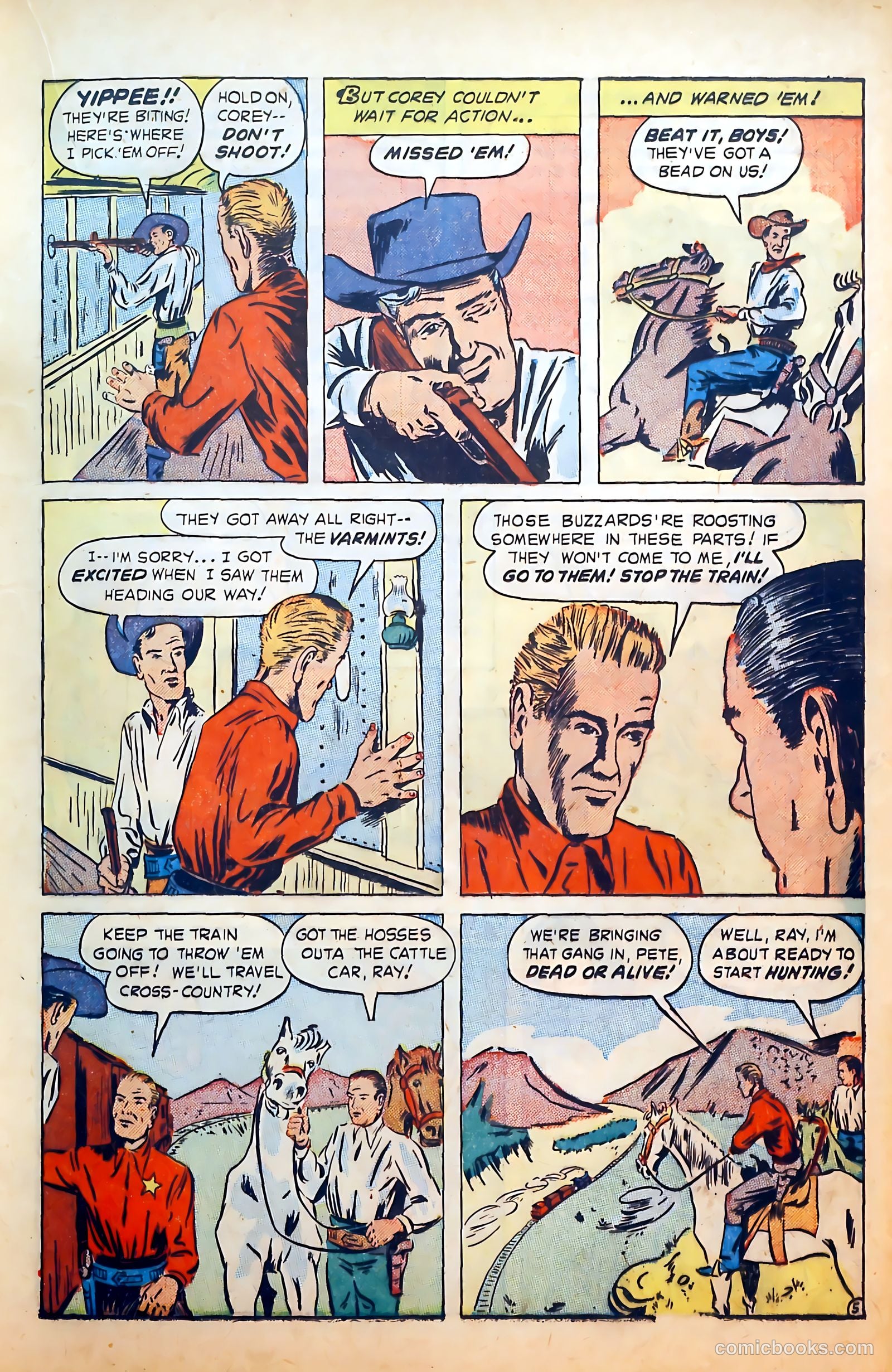 Outlaws #5 (1943) — page 23 of 53