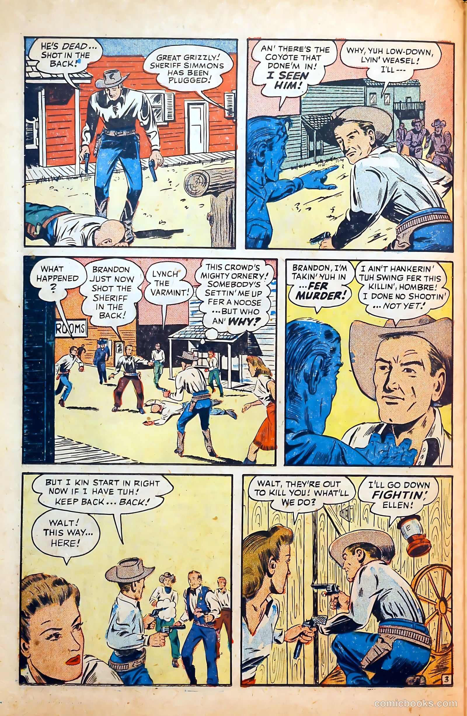 Outlaws #6 (1948) — page 34 of 53