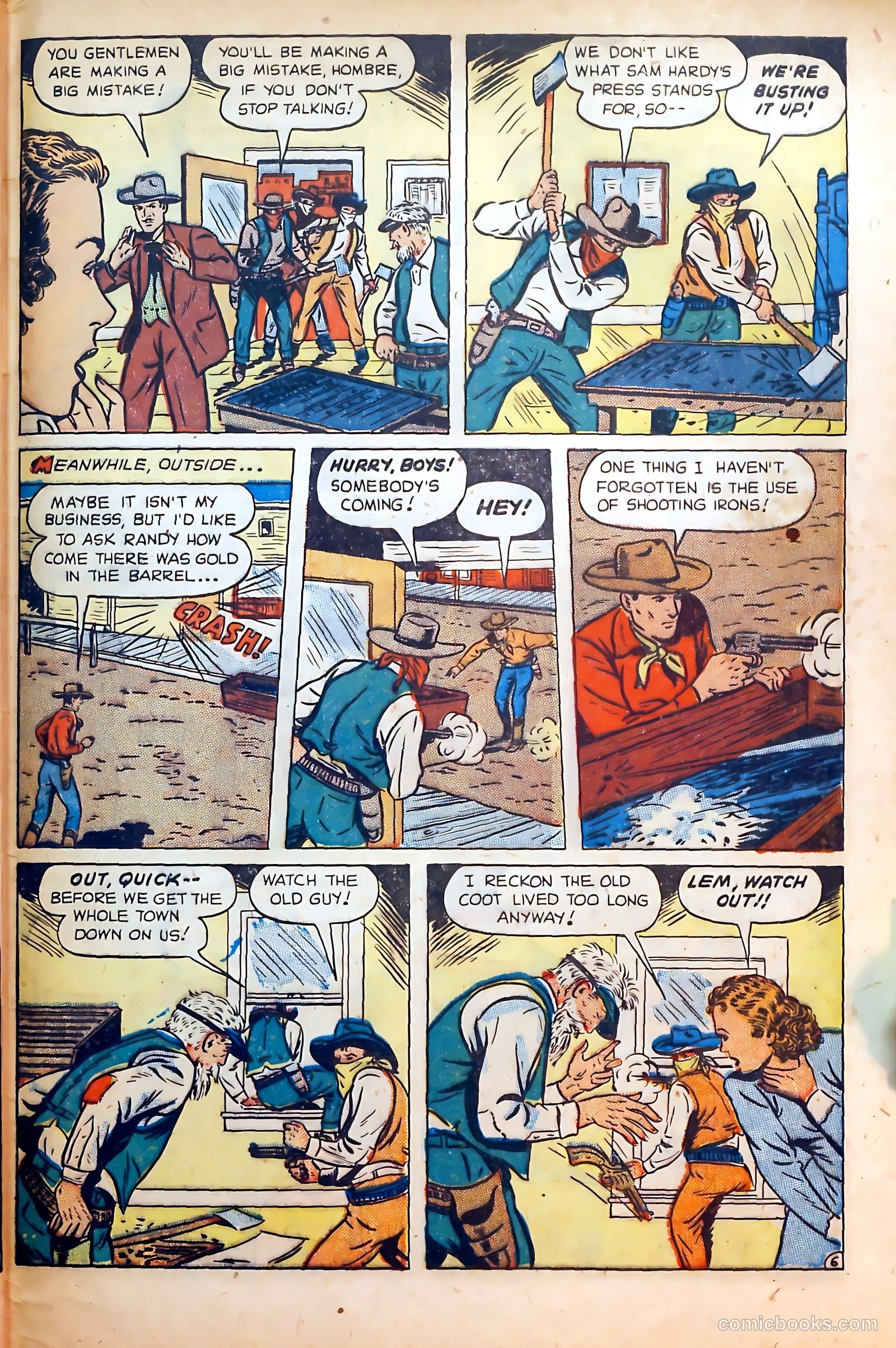 Outlaws #6 (1948) — page 45 of 53